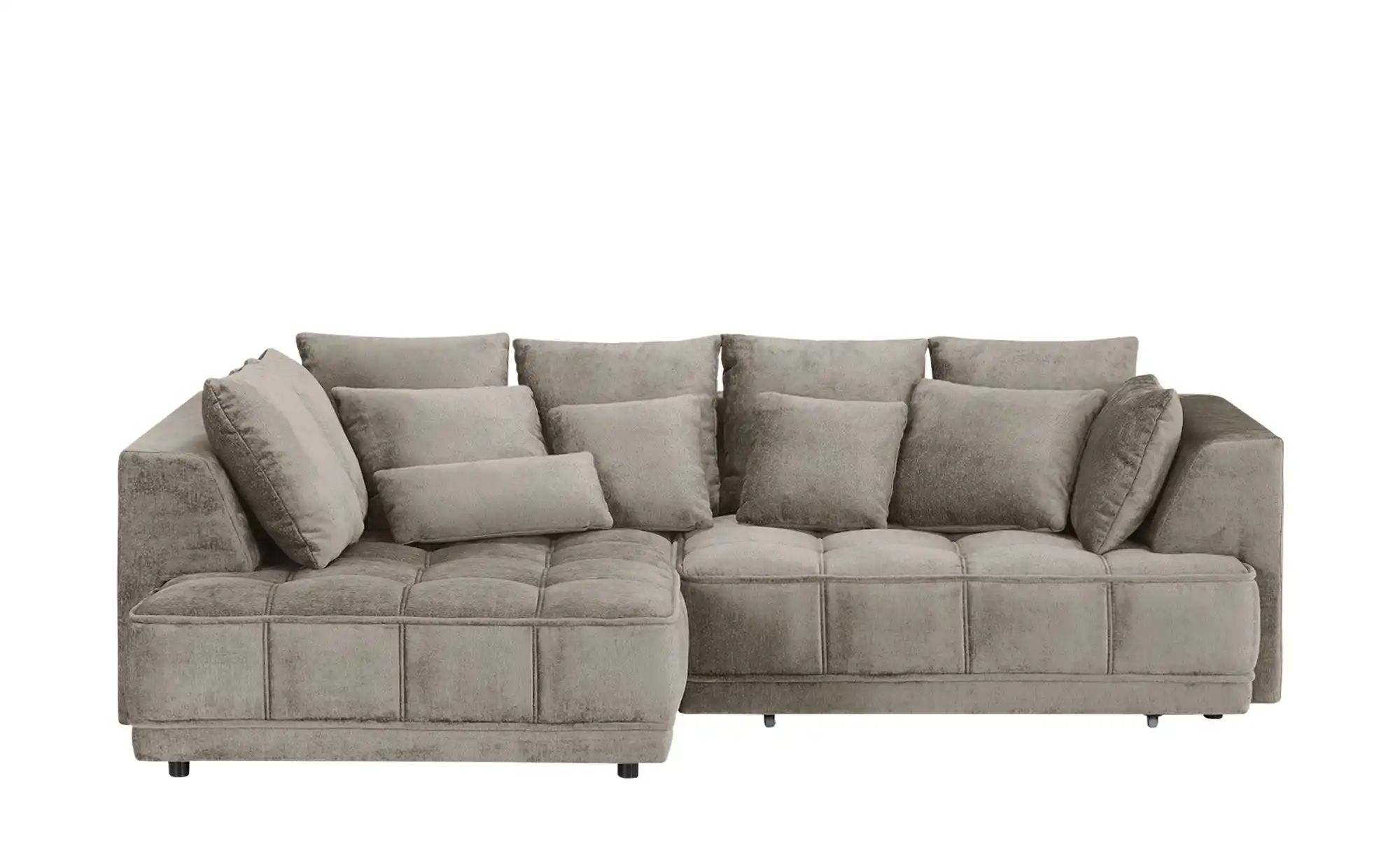 switch Ecksofa aus Samt Tiga ¦ braun ¦ Maße (cm): B: 285 H: 88 T: 205 Polst günstig online kaufen