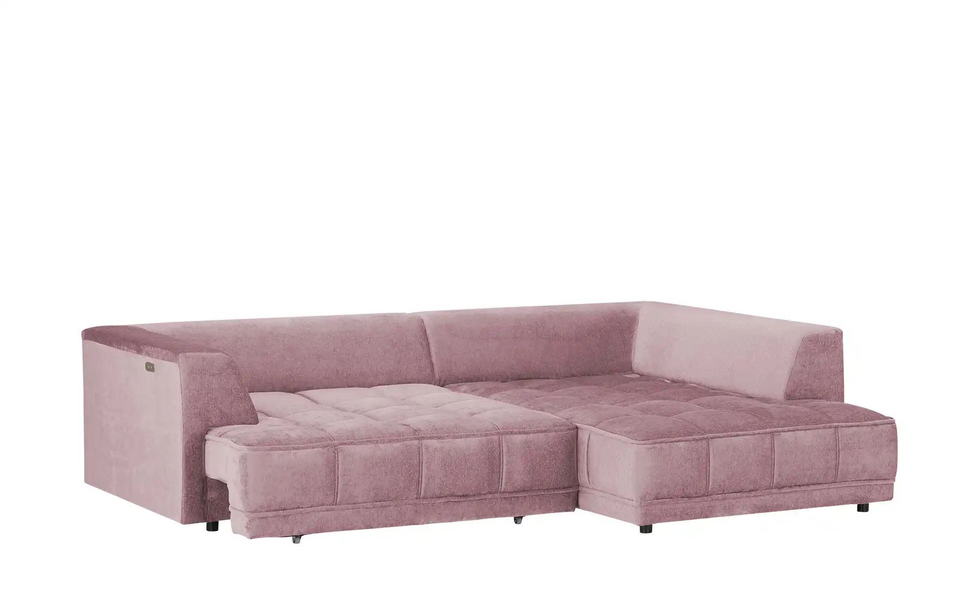 switch Ecksofa aus Samt Tiga ¦ rosa/pink ¦ Maße (cm): B: 285 H: 88 T: 205 P günstig online kaufen