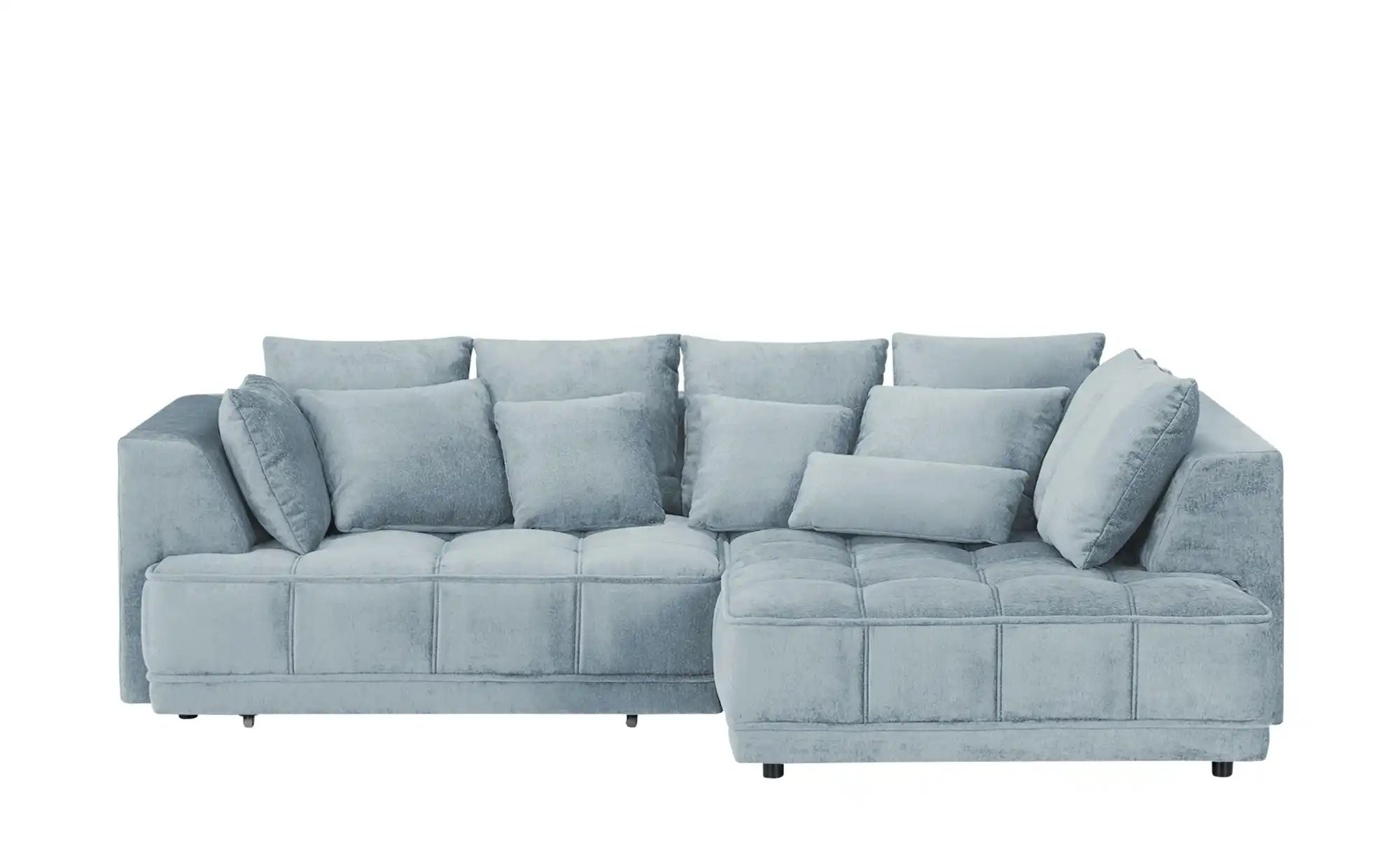 switch Ecksofa aus Samt Tiga ¦ blau ¦ Maße (cm): B: 285 H: 88 T: 205 Polste günstig online kaufen