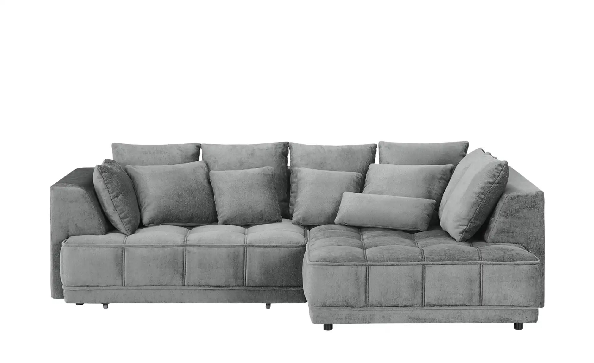 switch Ecksofa aus Samt Tiga ¦ grau ¦ Maße (cm): B: 285 H: 88 T: 205 Polste günstig online kaufen