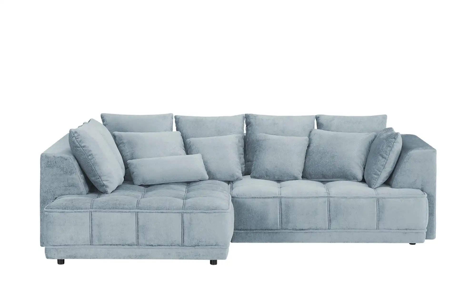 switch Ecksofa aus Samt Tiga ¦ blau ¦ Maße (cm): B: 285 H: 88 T: 205 Polste günstig online kaufen