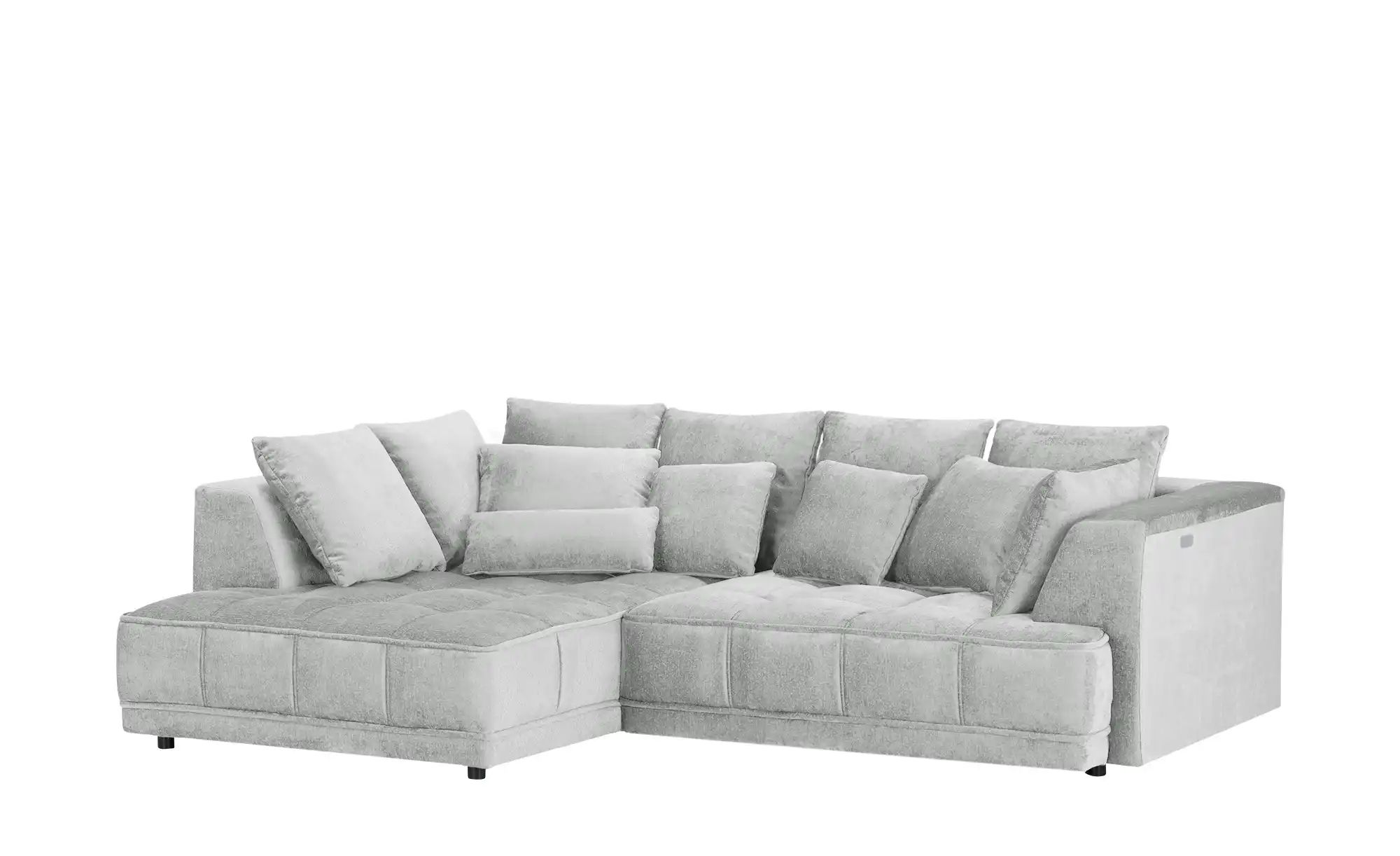 switch Ecksofa aus Samt Tiga ¦ grau ¦ Maße (cm): B: 285 H: 88 T: 205 Polste günstig online kaufen