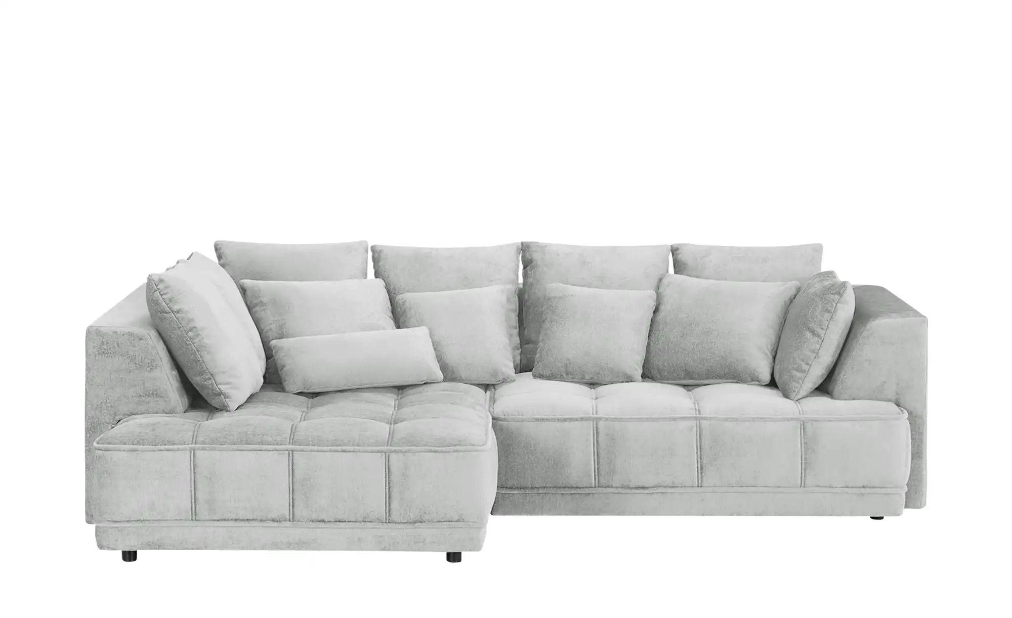 switch Ecksofa aus Samt Tiga ¦ grau ¦ Maße (cm): B: 285 H: 88 T: 205 Polste günstig online kaufen