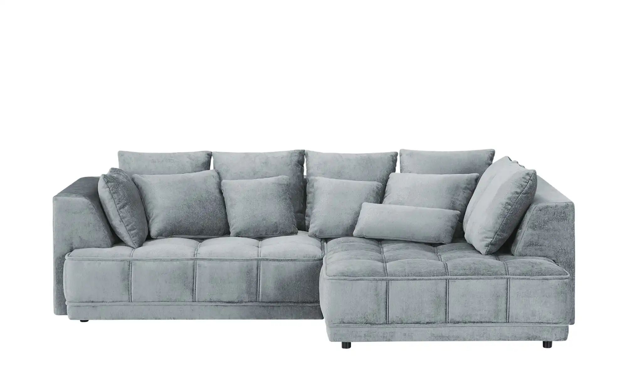 switch Ecksofa aus Samt Tiga ¦ grau ¦ Maße (cm): B: 285 H: 88 T: 205 Polste günstig online kaufen