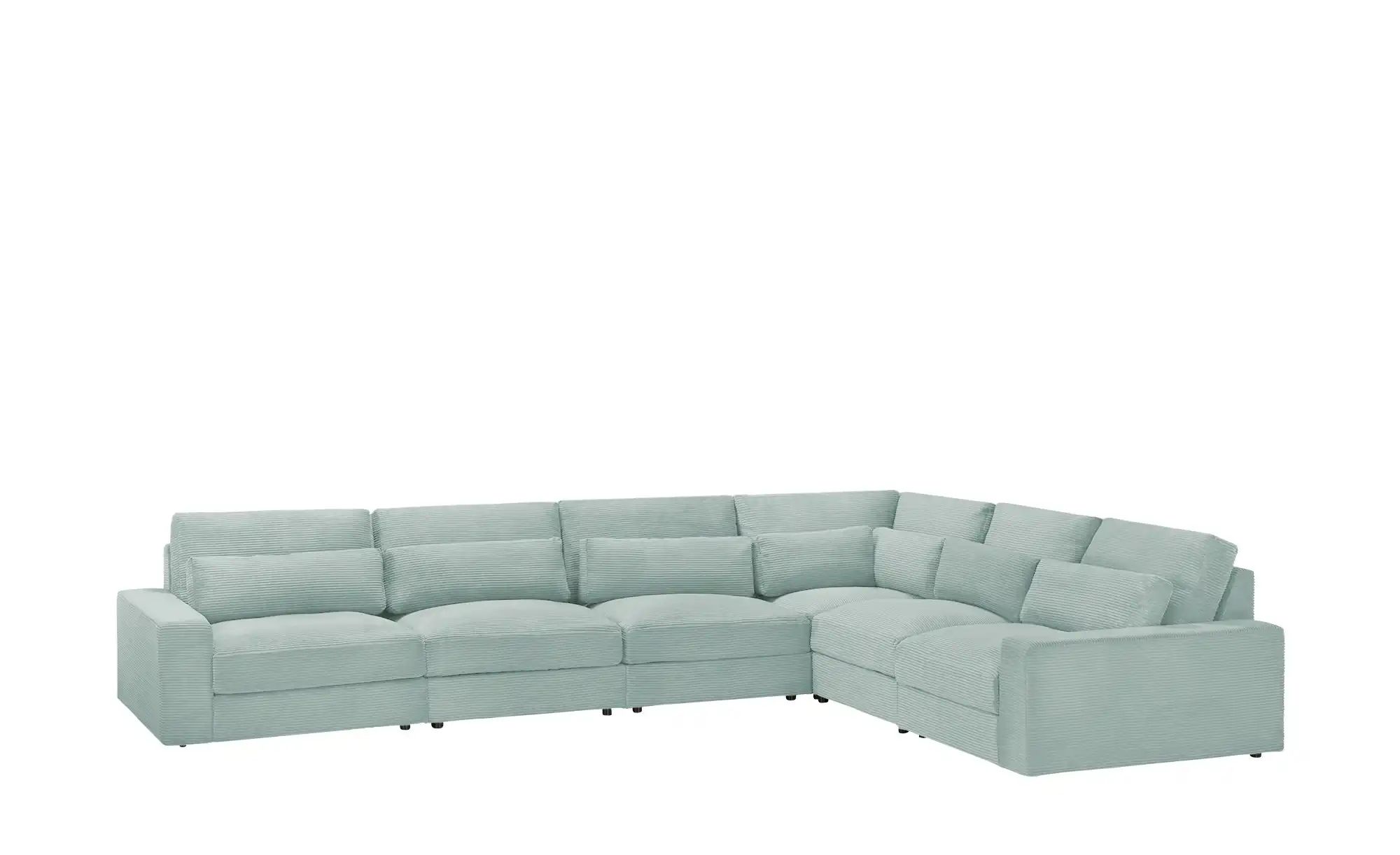 Ecksofa  Branna ¦ grün ¦ Maße (cm): B: 412 H: 88 T: 322 Polstermöbel > Sofa günstig online kaufen