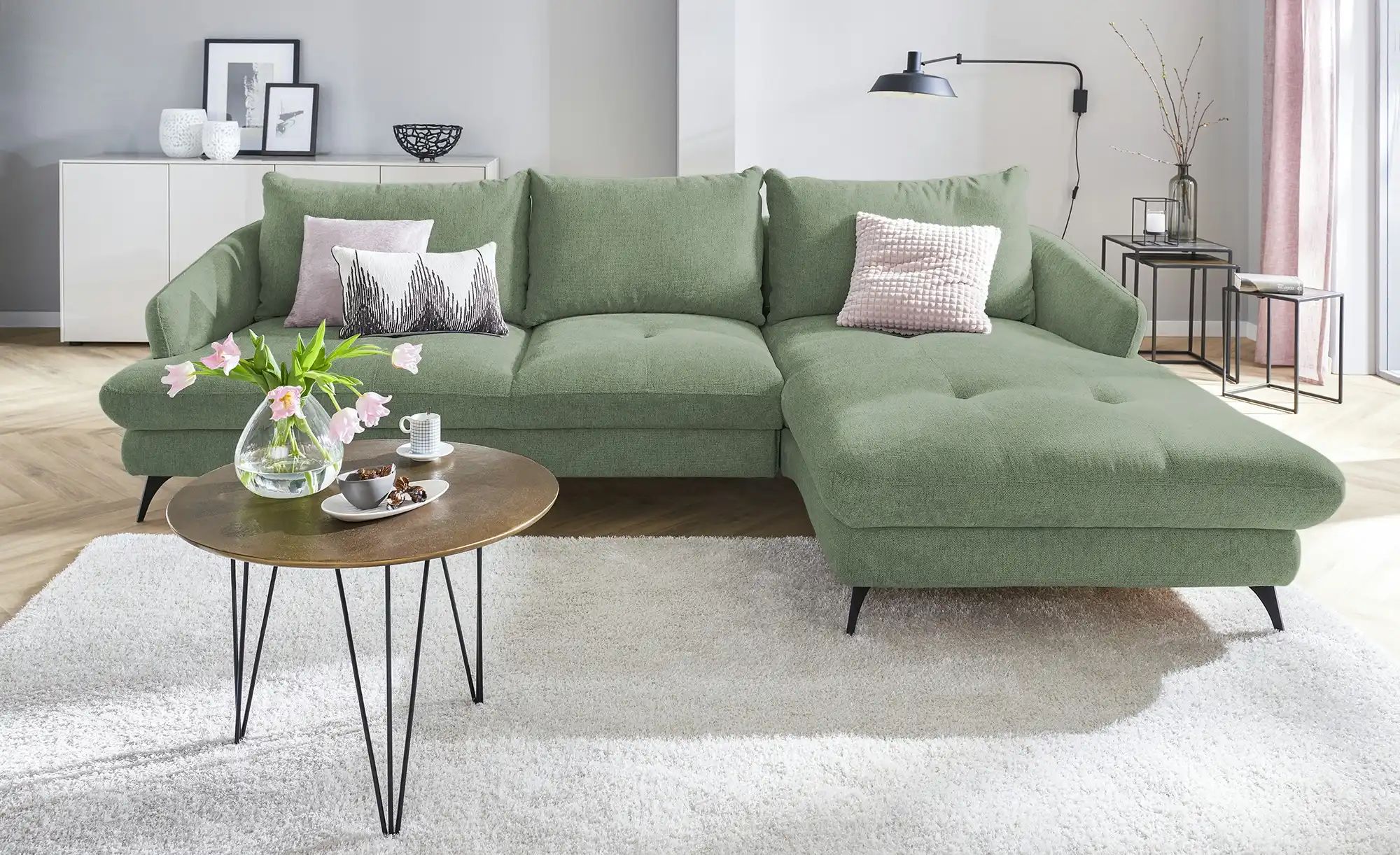 Thumbnail - switch Ecksofa  Futuro ¦ grün ¦ Maße (cm): B: 292 T: 180.0 Polstermöbel > Sofas > Ecksofas - Höffner