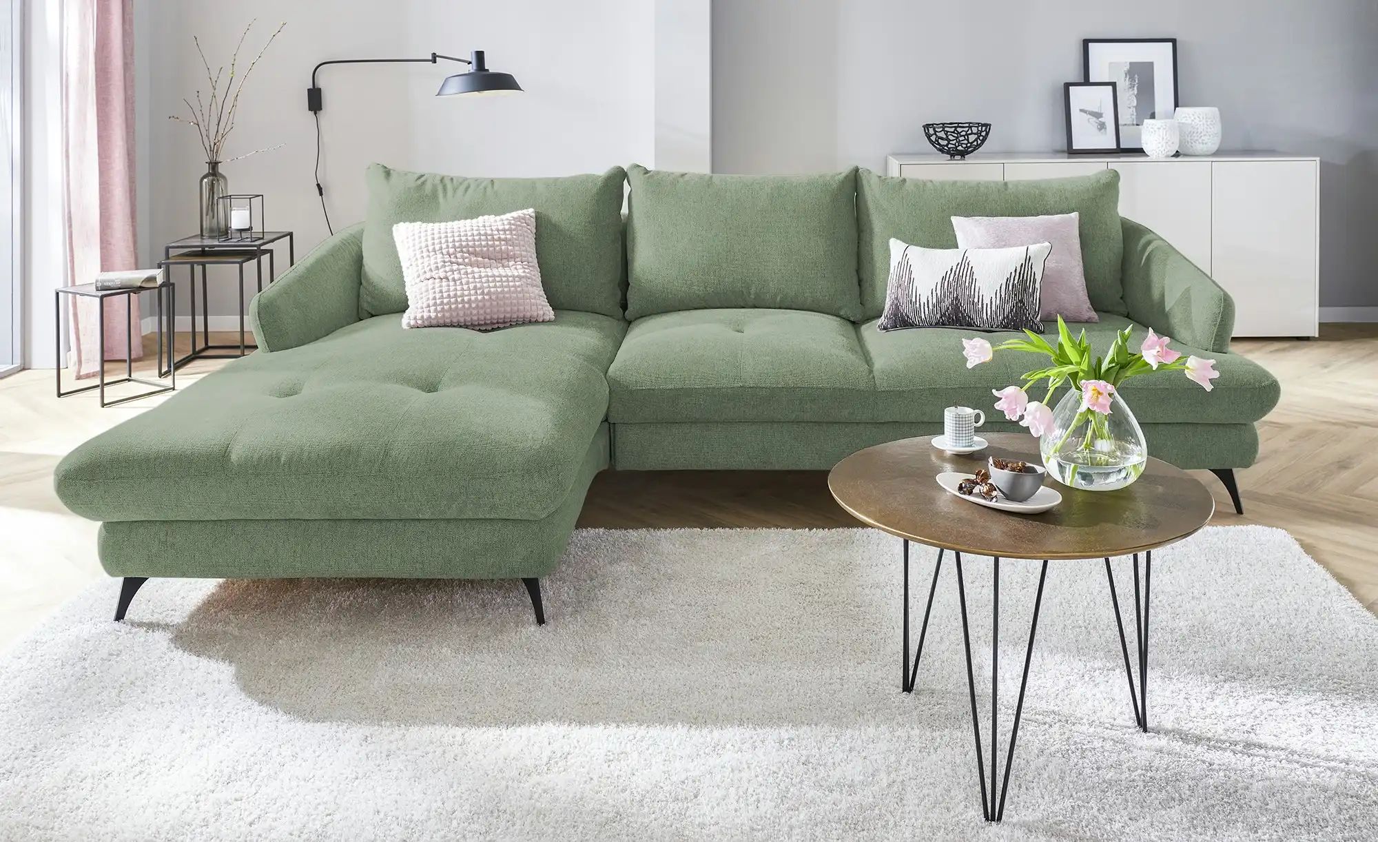 Thumbnail - switch Ecksofa  Futuro ¦ grün ¦ Maße (cm): B: 292 T: 180.0 Polstermöbel > Sofas > Ecksofas - Höffner