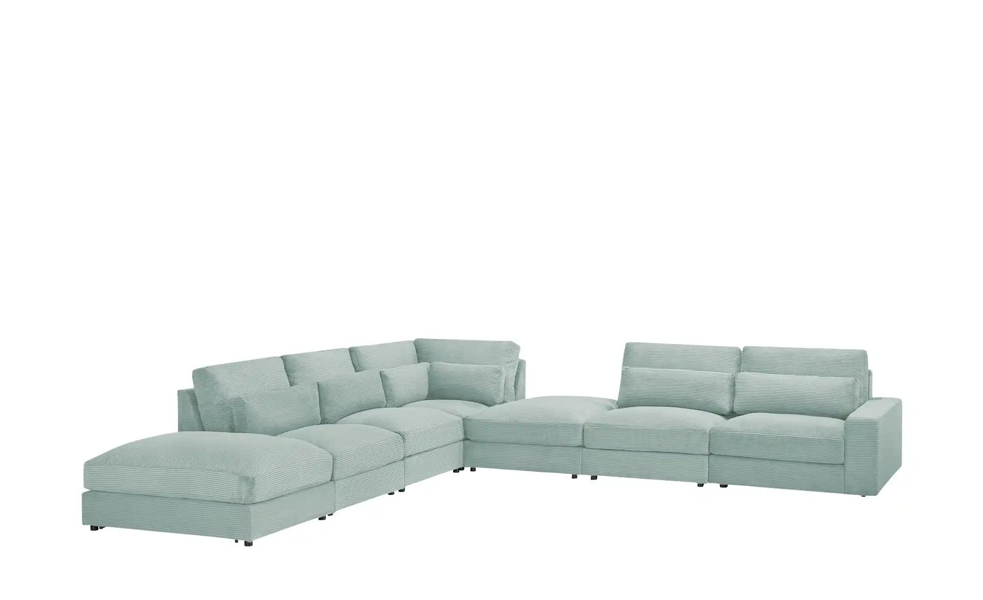 Ecksofa Branna ¦ grün ¦ Maße (cm): B: 412 H: 88 T: 386.0 Polstermöbel > So günstig online kaufen