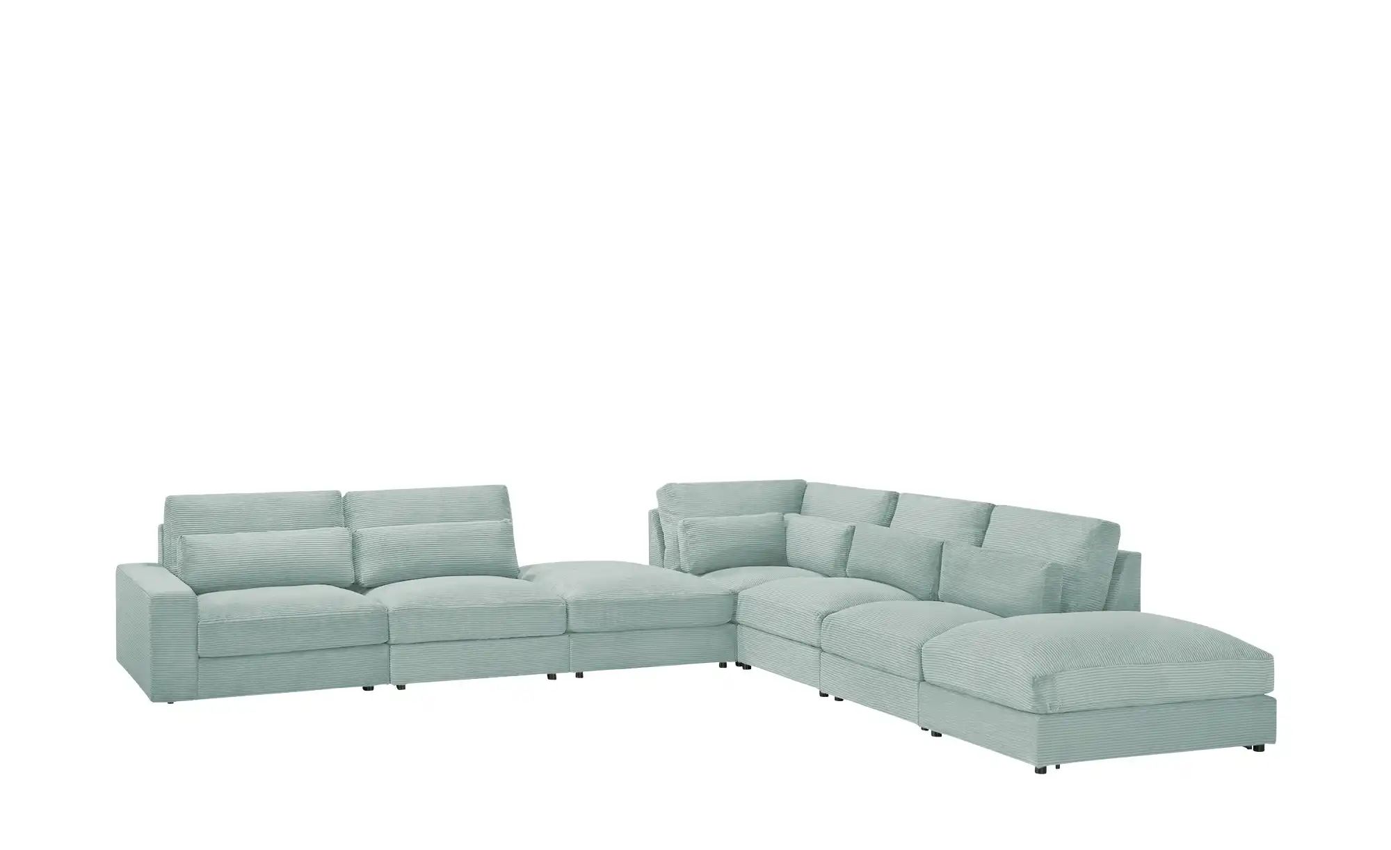 Ecksofa  Branna ¦ grün ¦ Maße (cm): B: 412 H: 88 T: 386.0 Polstermöbel > So günstig online kaufen
