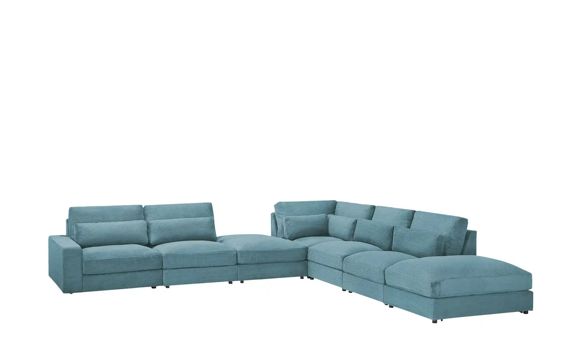 Ecksofa  Branna ¦ türkis/petrol ¦ Maße (cm): B: 412 H: 88 T: 386.0 Polsterm günstig online kaufen