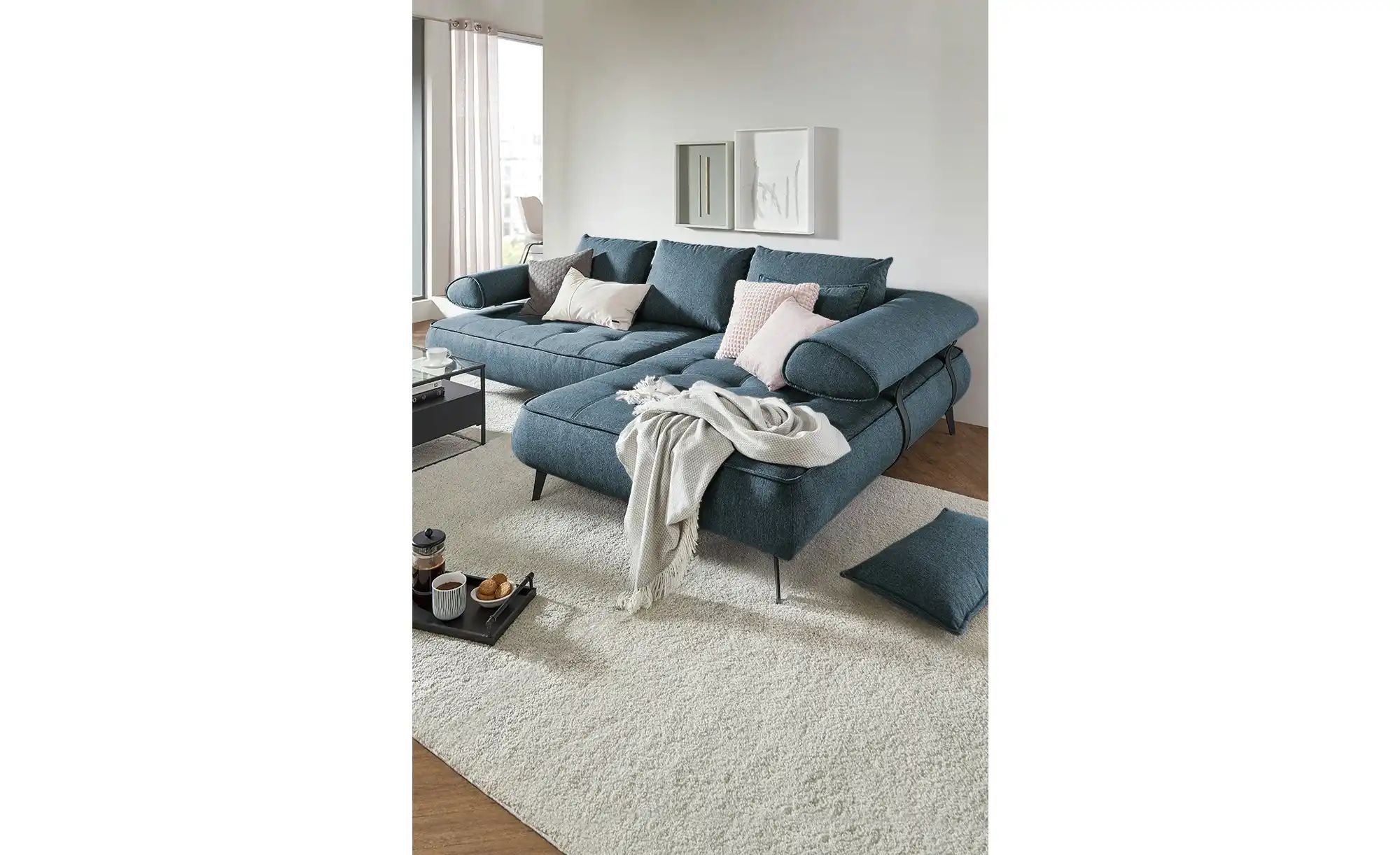 switch Ecksofa  Seledo ¦ blau ¦ Maße (cm): B: 284 H: 88 T: 193 Polstermöbel günstig online kaufen