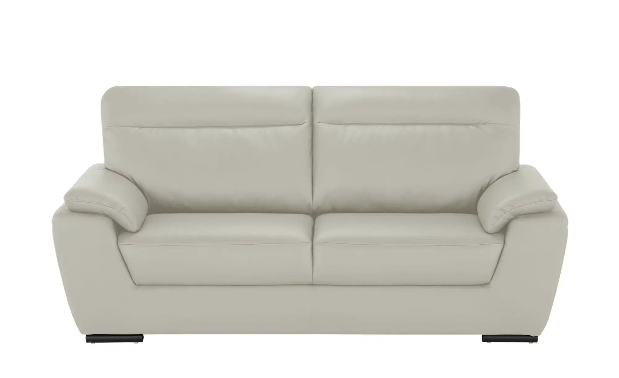 Sofa  aus Leder Brandy II ¦ grau ¦ Maße (cm): B: 224 H: 95 T: 100 Polstermö günstig online kaufen