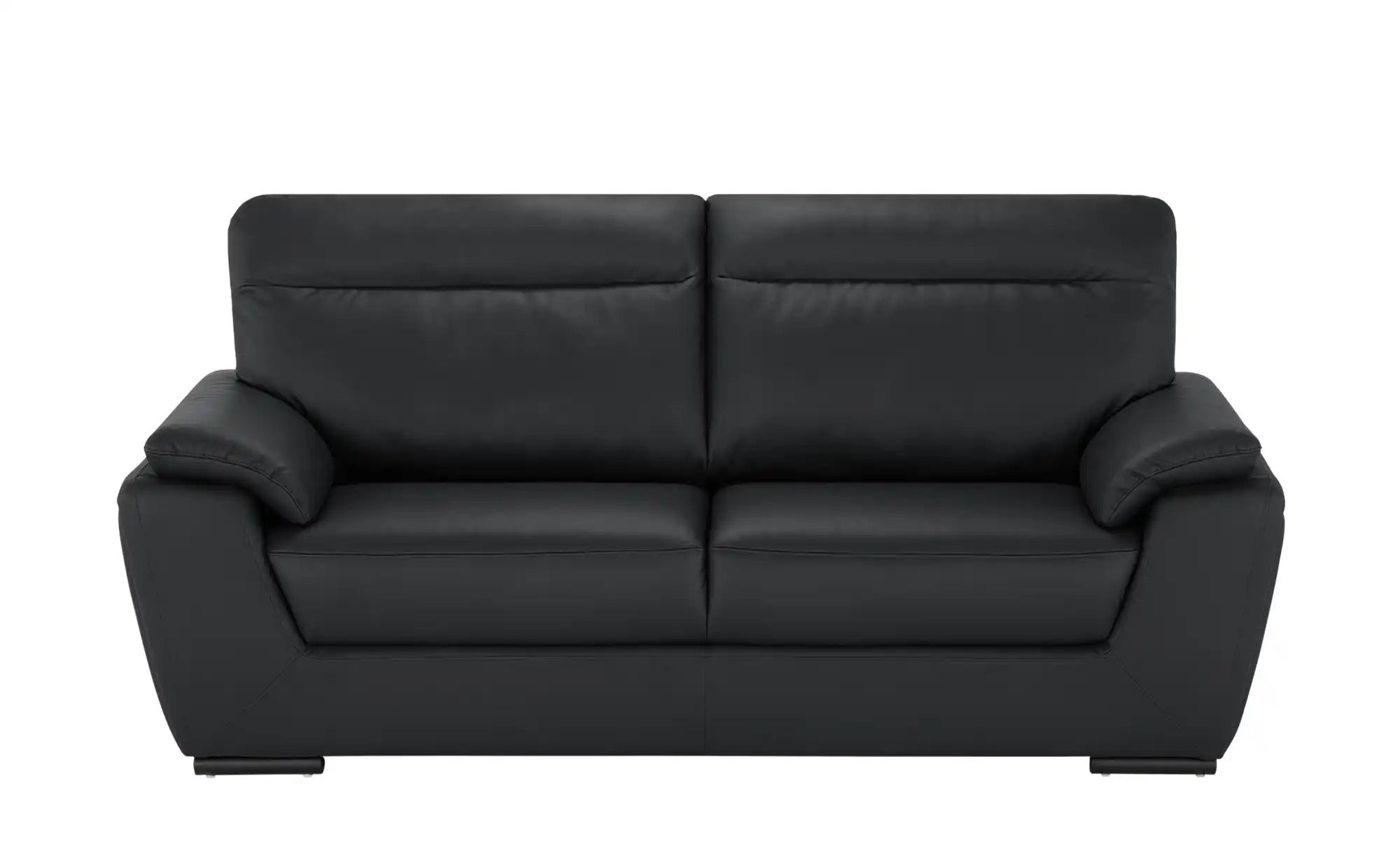 Sofa  aus Leder Brandy II ¦ schwarz ¦ Maße (cm): B: 210 H: 95 T: 100 Polste günstig online kaufen