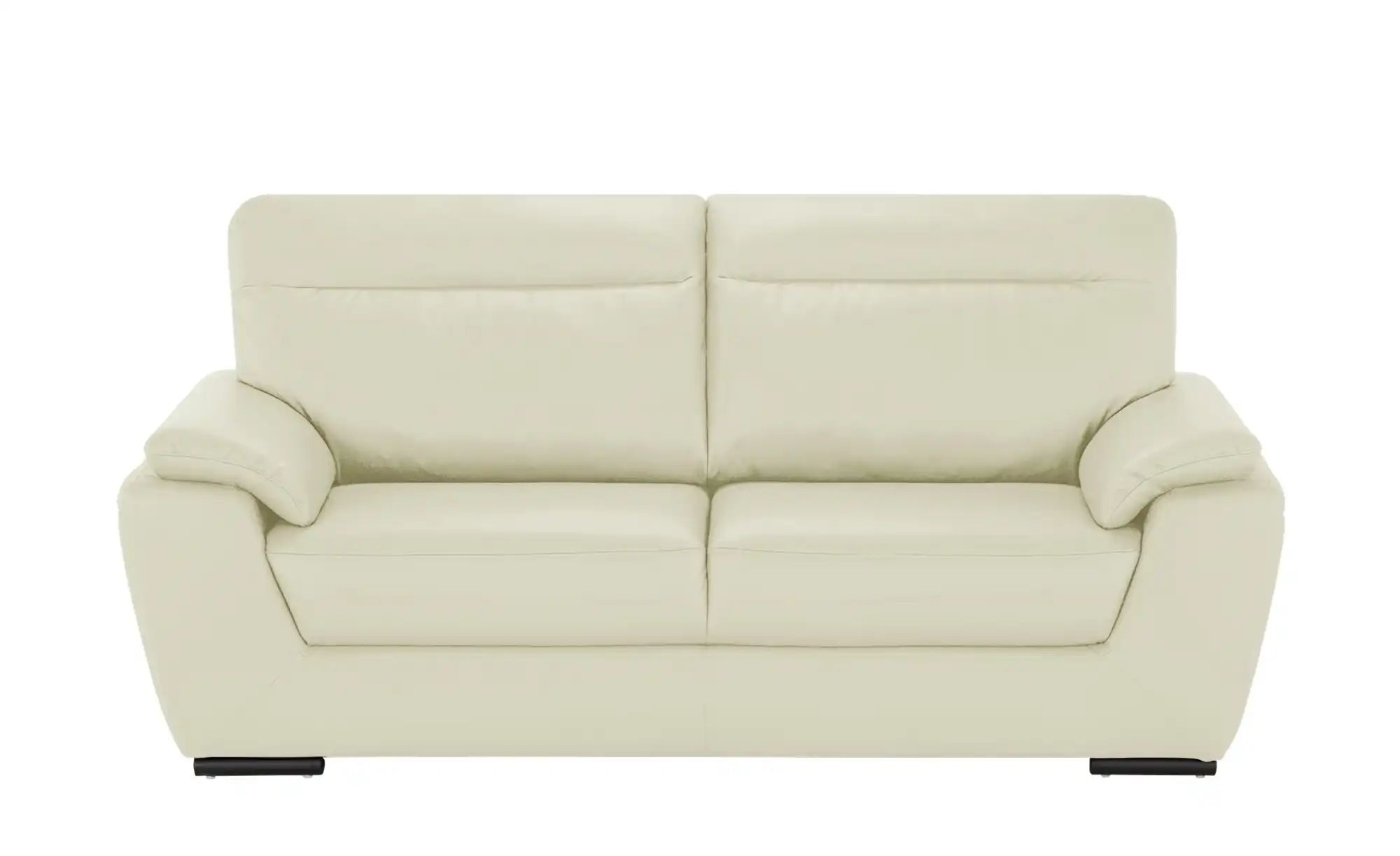 Sofa  aus Leder Brandy II ¦ creme ¦ Maße (cm): B: 224 H: 95 T: 100 Polsterm günstig online kaufen