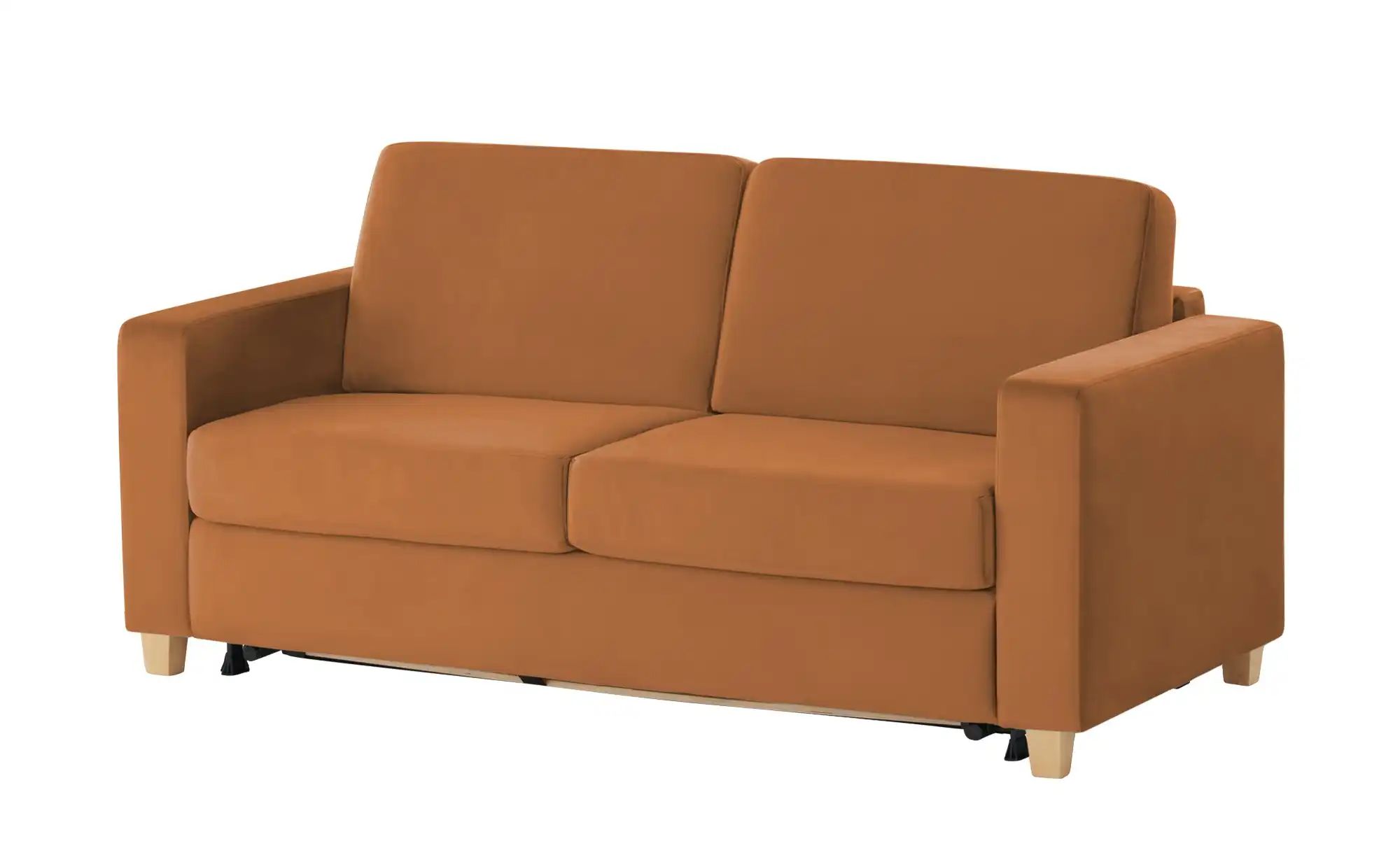 nehl Schlafsofa  Boston Deluxe ¦ orange ¦ Maße (cm): B: 199 H: 91 T: 103 Po günstig online kaufen