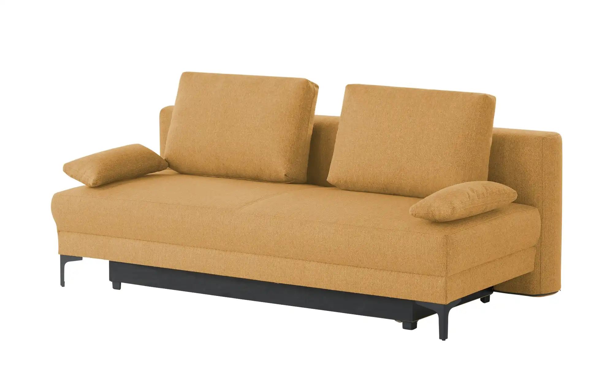 Schlafsofa mit Schlaffunktion Genua ¦ orange ¦ Maße (cm): B: 205 H: 89 T: 1 günstig online kaufen