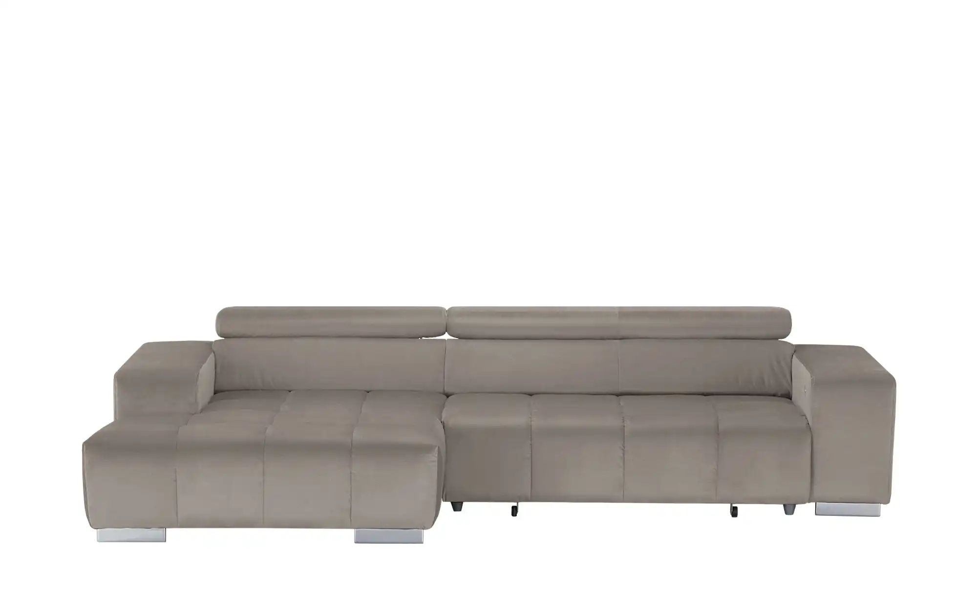 uno Ecksofa mit Kopfteilverstellung Origo ¦ braun ¦ Maße (cm): B: 307 H: 73 günstig online kaufen