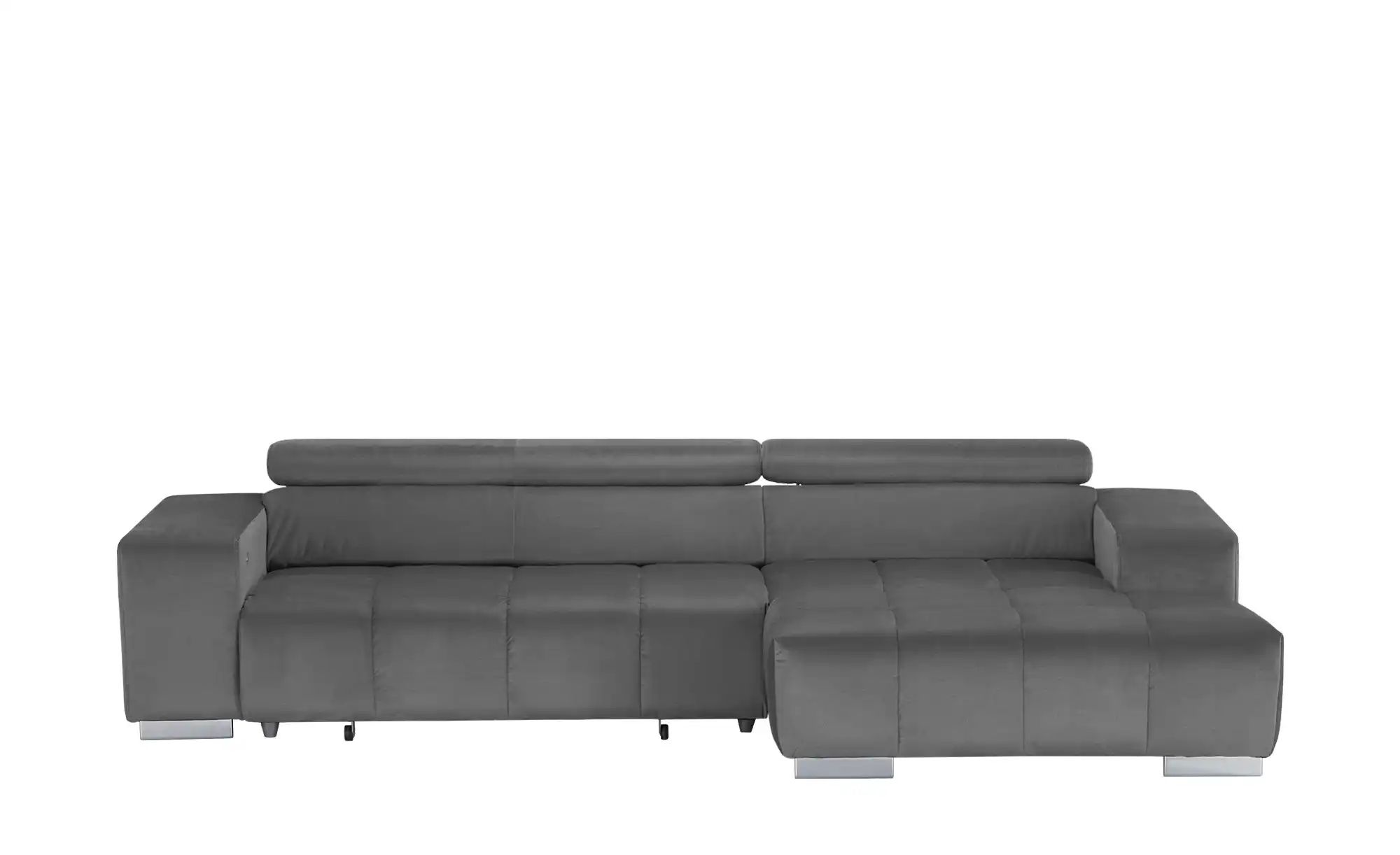 uno Ecksofa mit Kopfteilverstellung Origo ¦ grau ¦ Maße (cm): B: 307 H: 73 günstig online kaufen