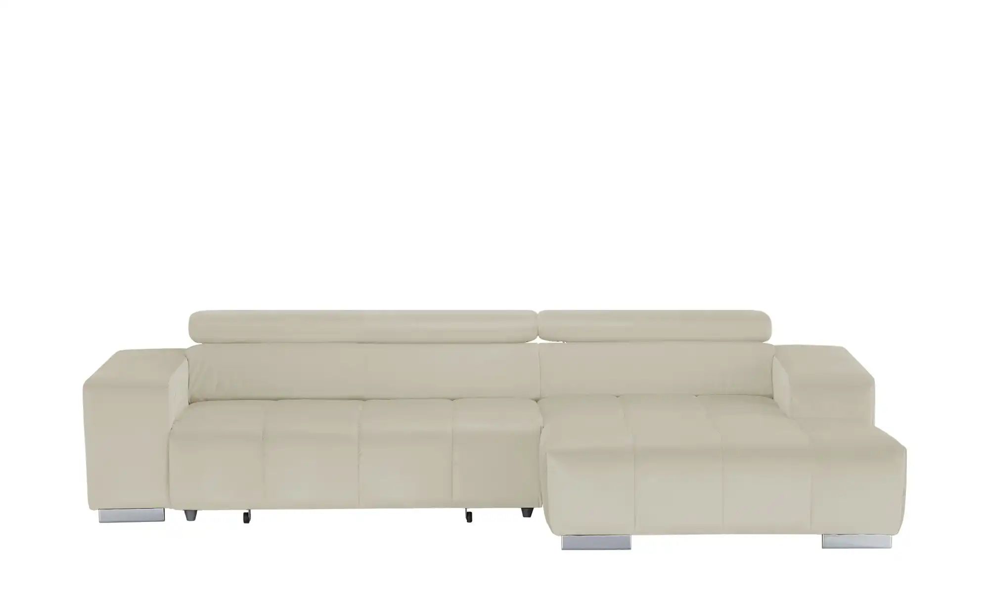 uno Ecksofa mit Kopfteilverstellung Origo ¦ beige ¦ Maße (cm): B: 307 H: 73 günstig online kaufen