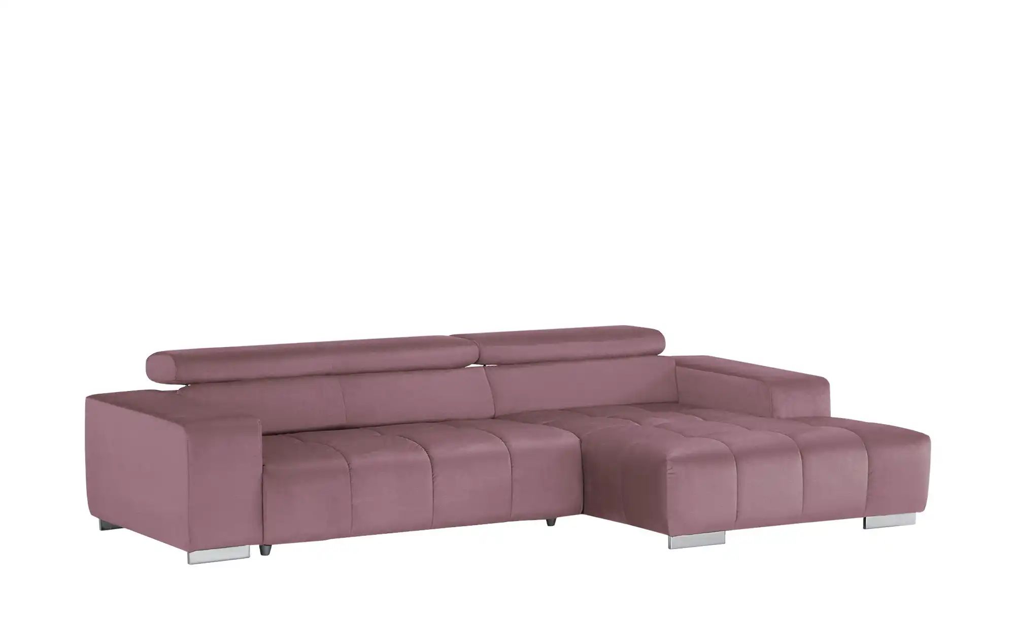 uno Ecksofa mit Kopfteilverstellung Origo ¦ rosa/pink ¦ Maße (cm): B: 307 H günstig online kaufen