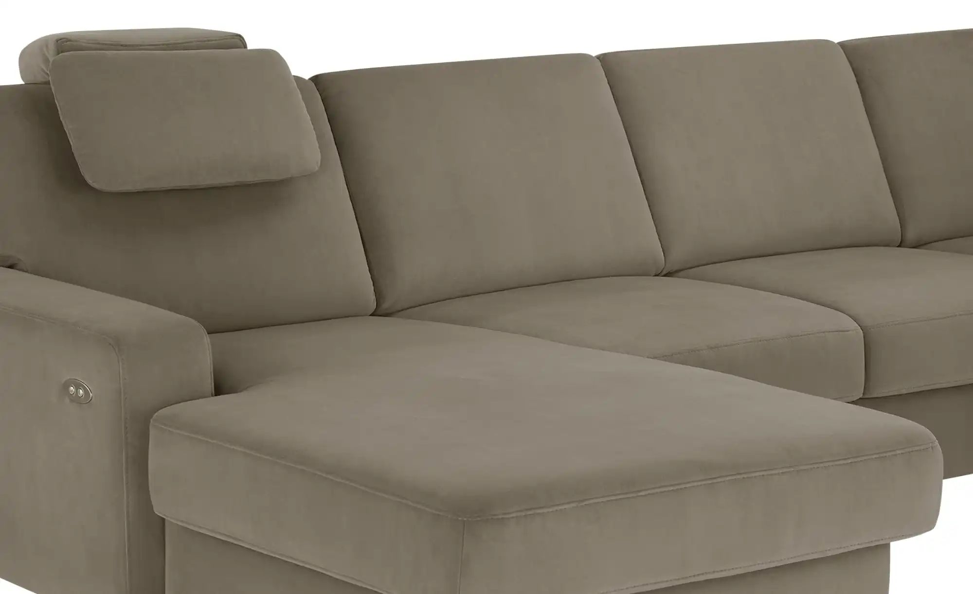 Thumbnail - meinSofa Wohnlandschaft Mit verschiedenen Funktionen verfügbar Jana ¦ braun ¦ Maße (cm): B: 309 H: 87 T: 235.0 Polstermö...