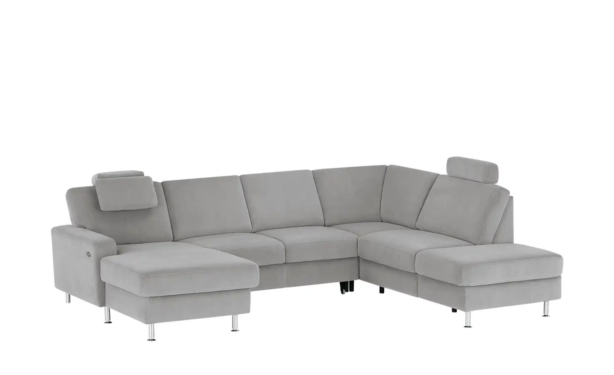 Thumbnail - meinSofa Wohnlandschaft Mit verschiedenen Funktionen verfügbar Jana ¦ grau ¦ Maße (cm): B: 309 H: 87 T: 235.0 Polstermöb...