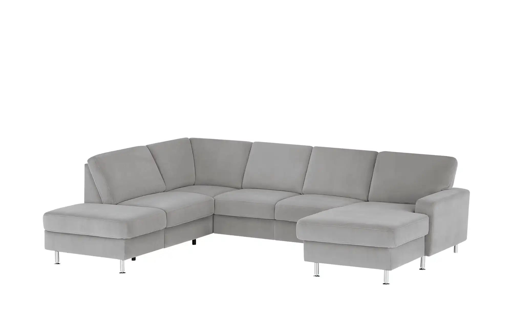 Thumbnail - meinSofa Wohnlandschaft Mit verschiedenen Funktionen verfügbar Jana ¦ grau ¦ Maße (cm): B: 309 H: 87 T: 235.0 Polstermöb...