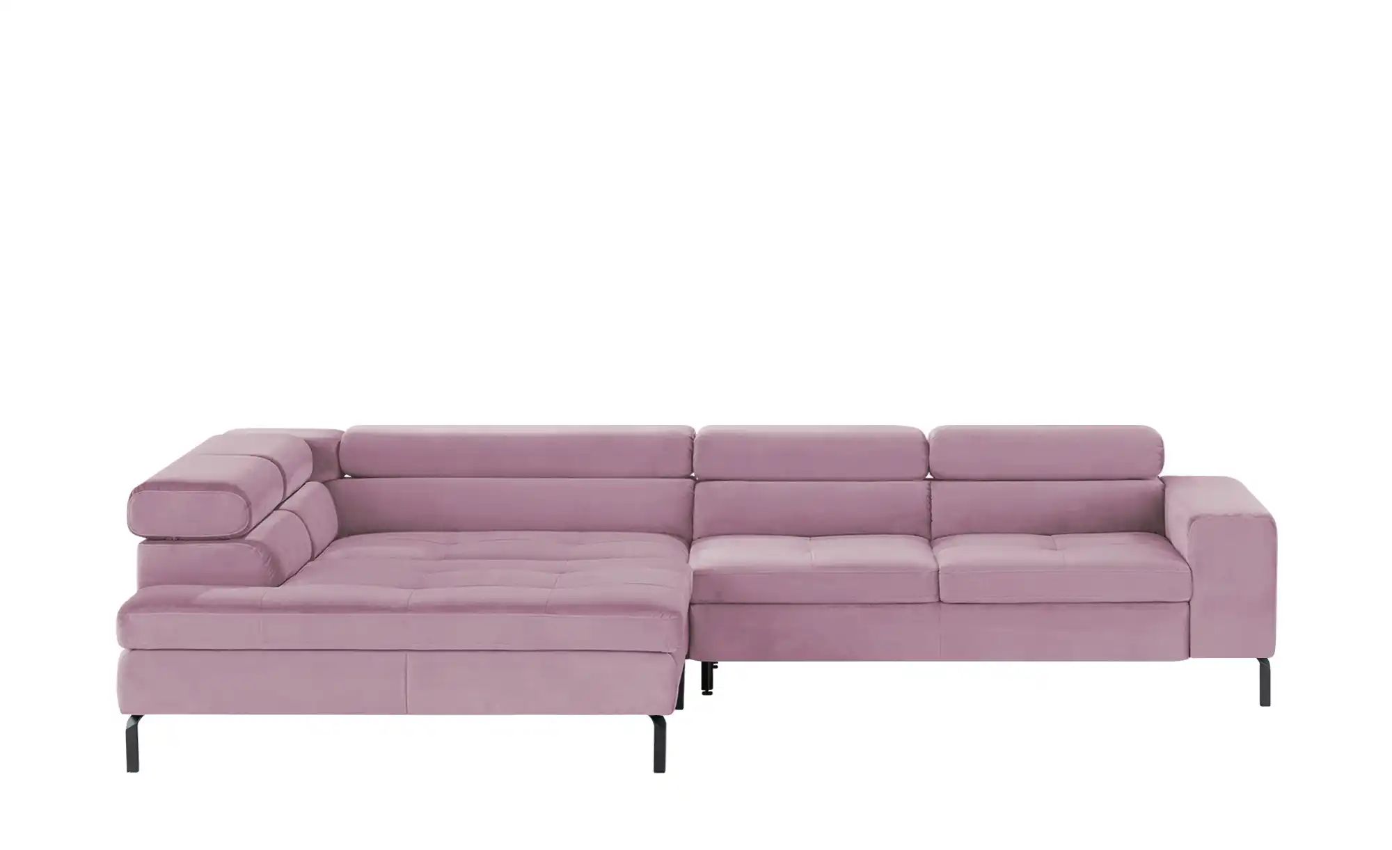 Gallery M Ecksofa  Felicia Due ¦ rosa/pink ¦ Maße (cm): B: 309 H: 72 T: 215 günstig online kaufen