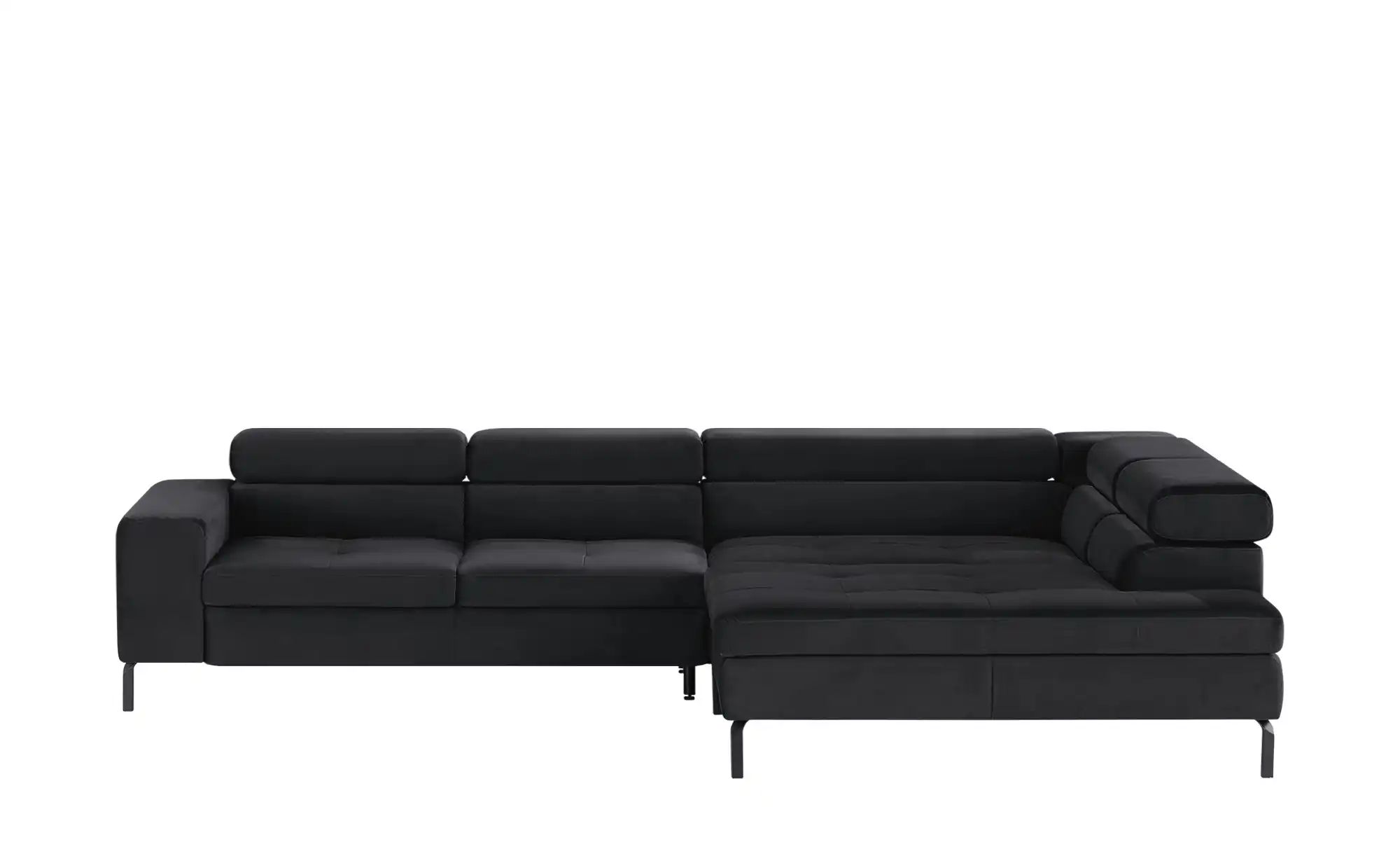 Gallery M Ecksofa  Felicia Due ¦ schwarz ¦ Maße (cm): B: 309 H: 72 T: 215 P günstig online kaufen