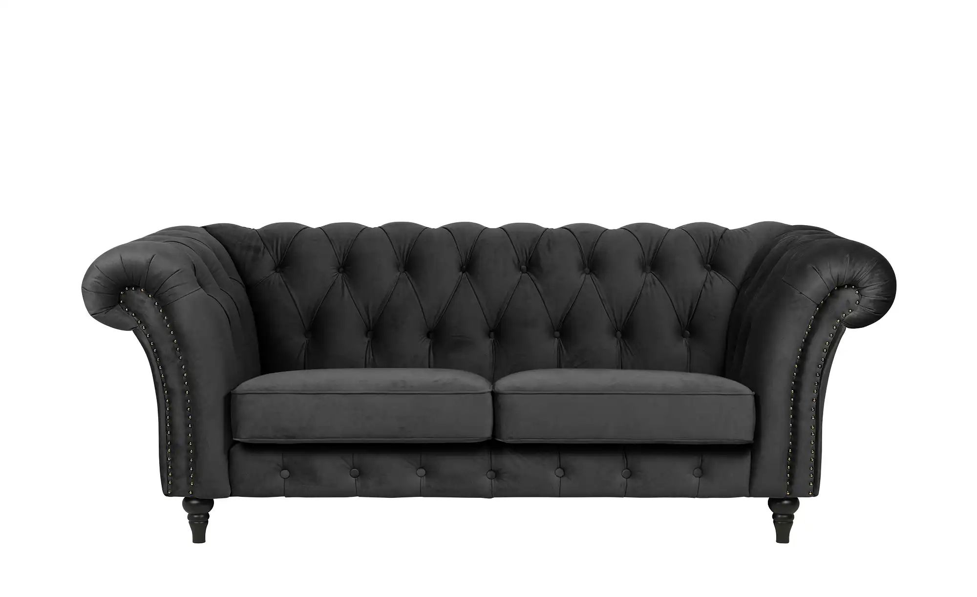 SOHO Einzelsofa  Churchill ¦ schwarz ¦ Maße (cm): B: 212 H: 79 T: 100 Polst günstig online kaufen