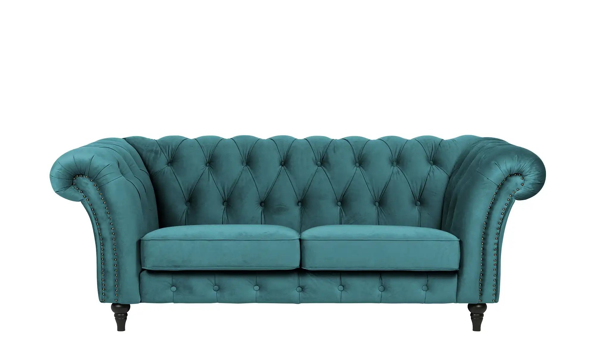 SOHO Einzelsofa  Churchill ¦ türkis/petrol ¦ Maße (cm): B: 212 H: 79 T: 100 günstig online kaufen