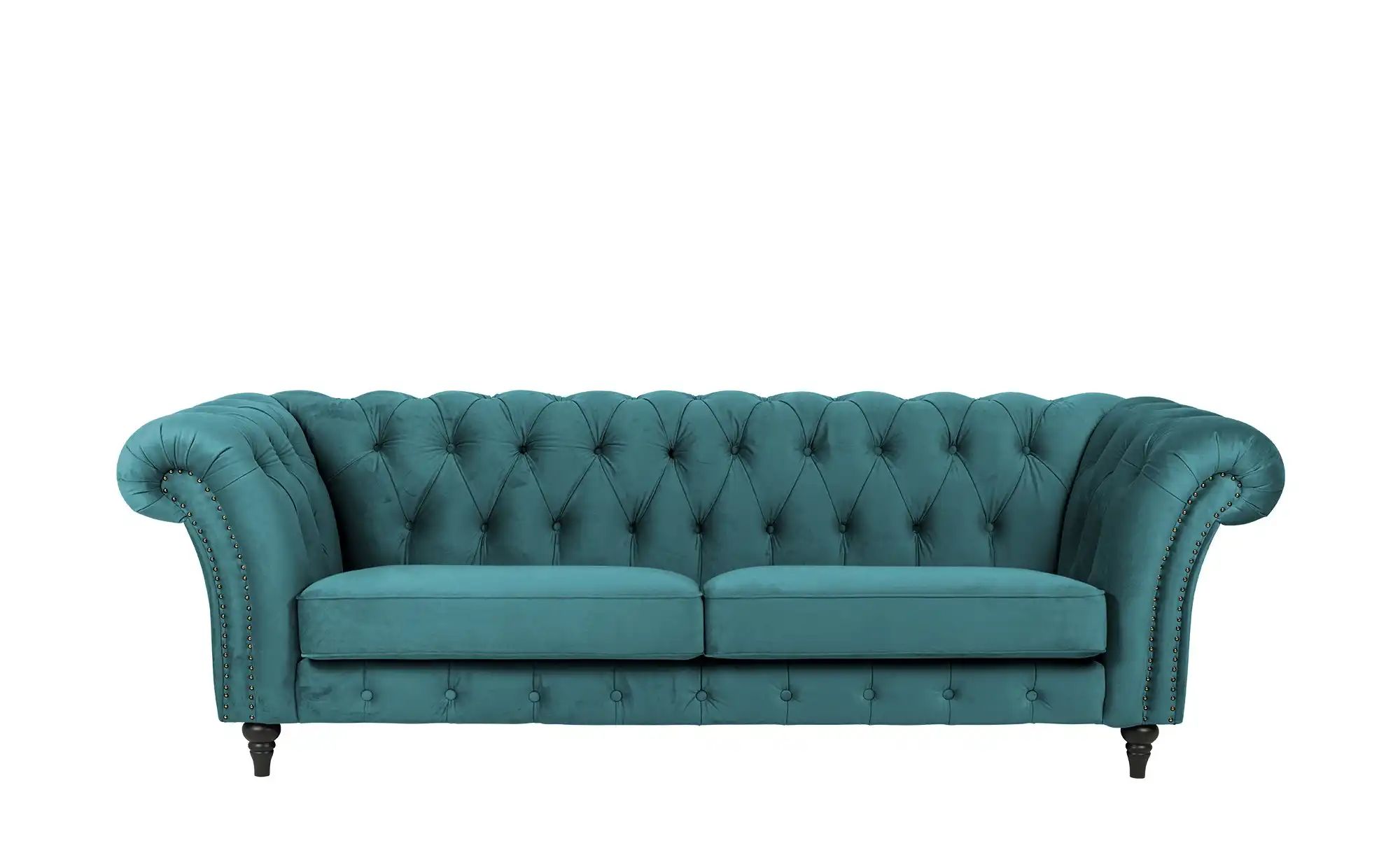 SOHO Einzelsofa  Churchill ¦ türkis/petrol ¦ Maße (cm): B: 252 H: 79 T: 100 günstig online kaufen