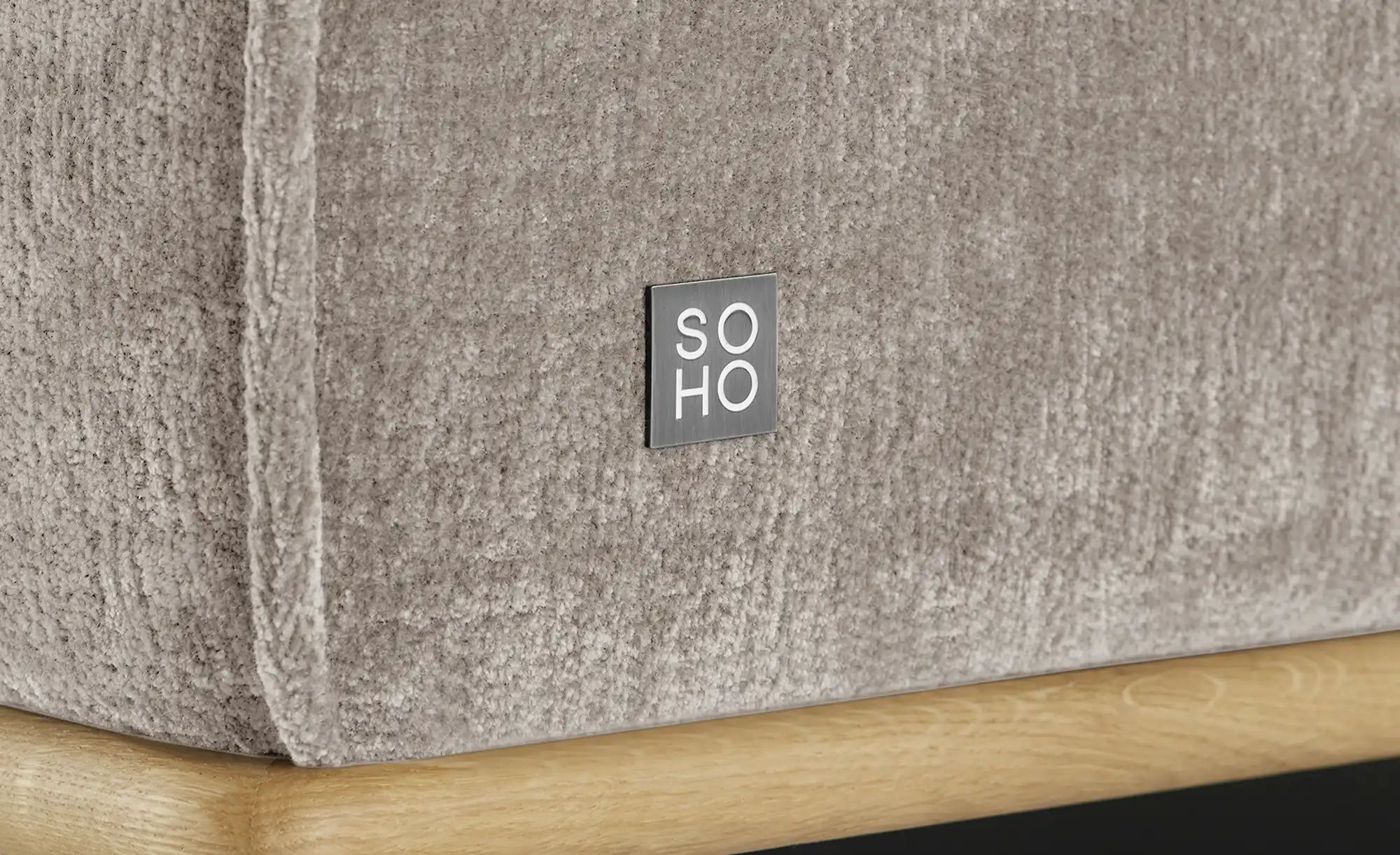Thumbnail - SOHO Sofa 3-sitzig Piemonte ¦ beige ¦ Maße (cm): B: 230 H: 77 T: 89.0 Polstermöbel > Sofas > 3-Sitzer - Höffner