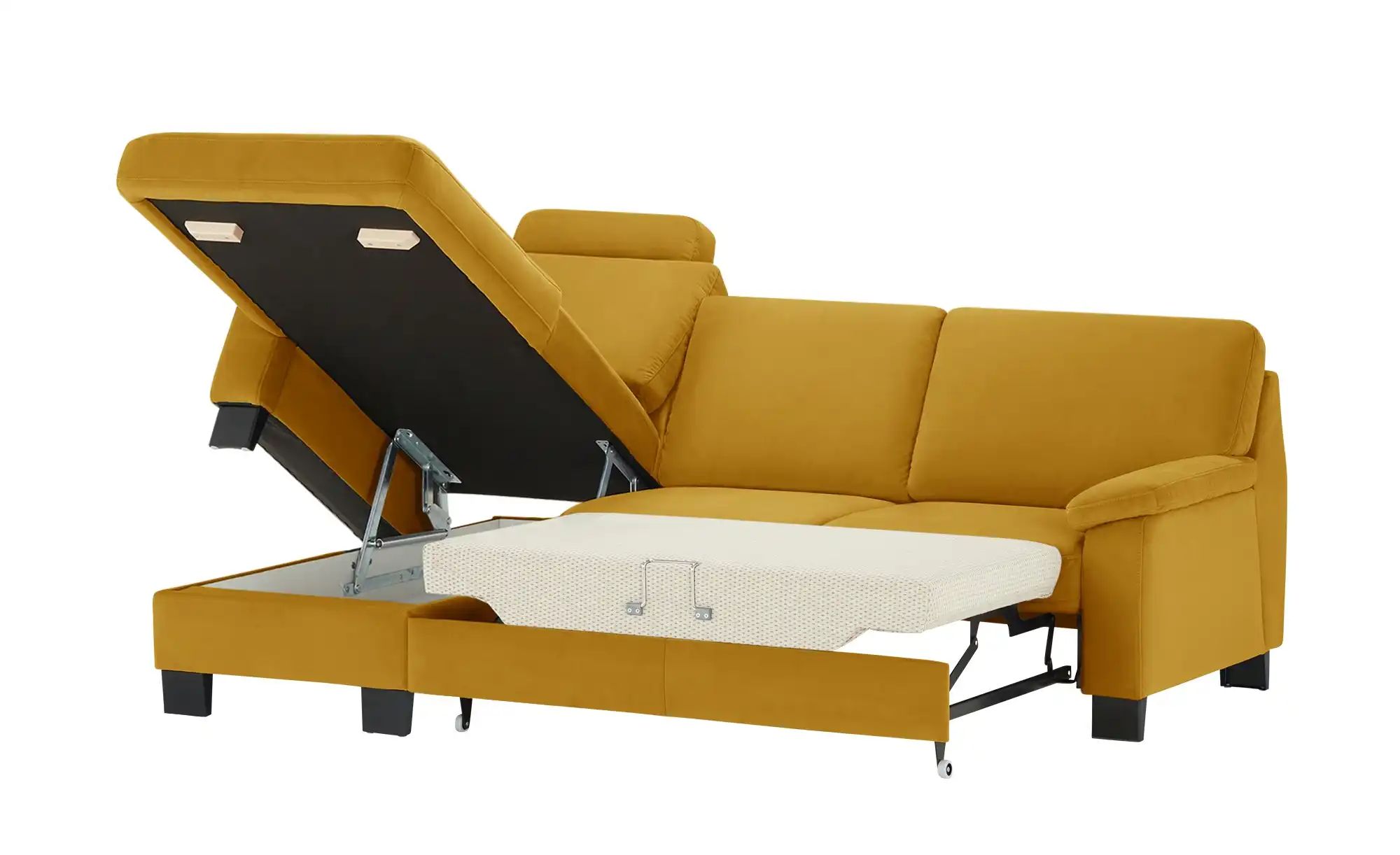 Thumbnail - meinSofa Ecksofa Veit ¦ gelb ¦ Maße (cm): B: 232 H: 90 T: 168.0 Polstermöbel > Sofas > Ecksofas - Höffner