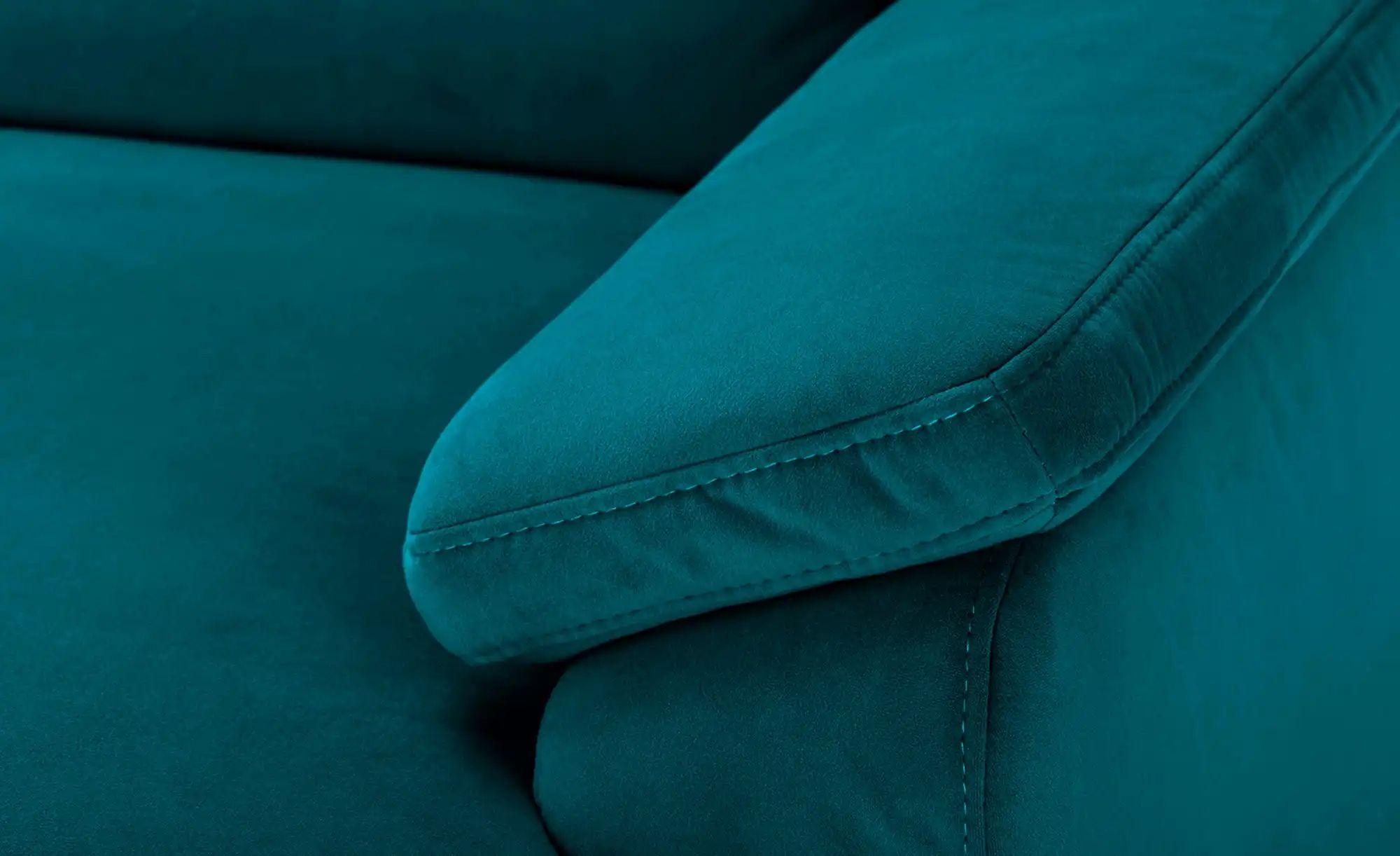 Thumbnail - meinSofa Ecksofa Veit ¦ türkis/petrol ¦ Maße (cm): B: 232 H: 90 T: 168.0 Polstermöbel > Sofas > Ecksofas - Höffner