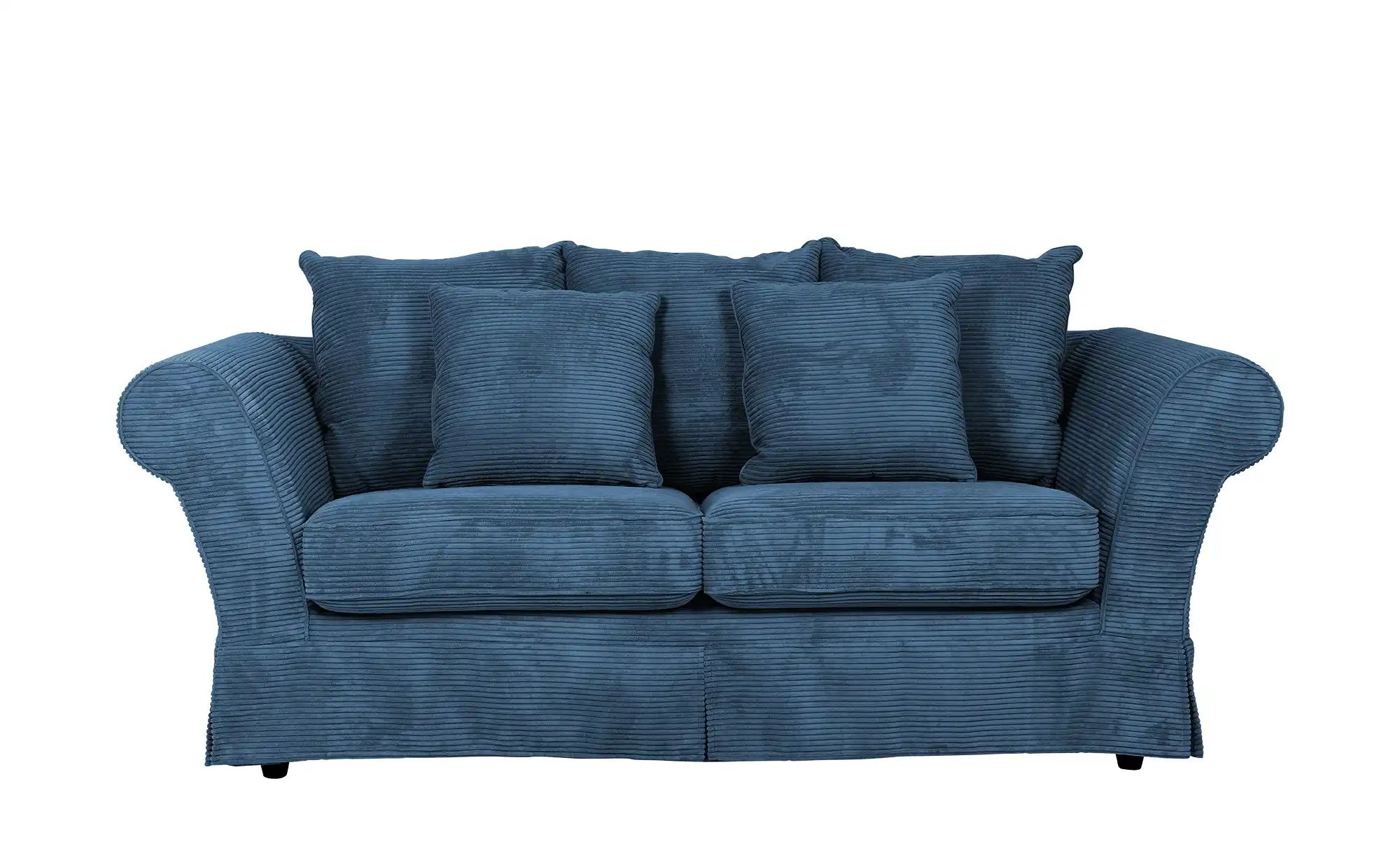 Einzelsofa  Olivia ¦ blau ¦ Maße (cm): B: 215 H: 100 T: 98 Polstermöbel > S günstig online kaufen