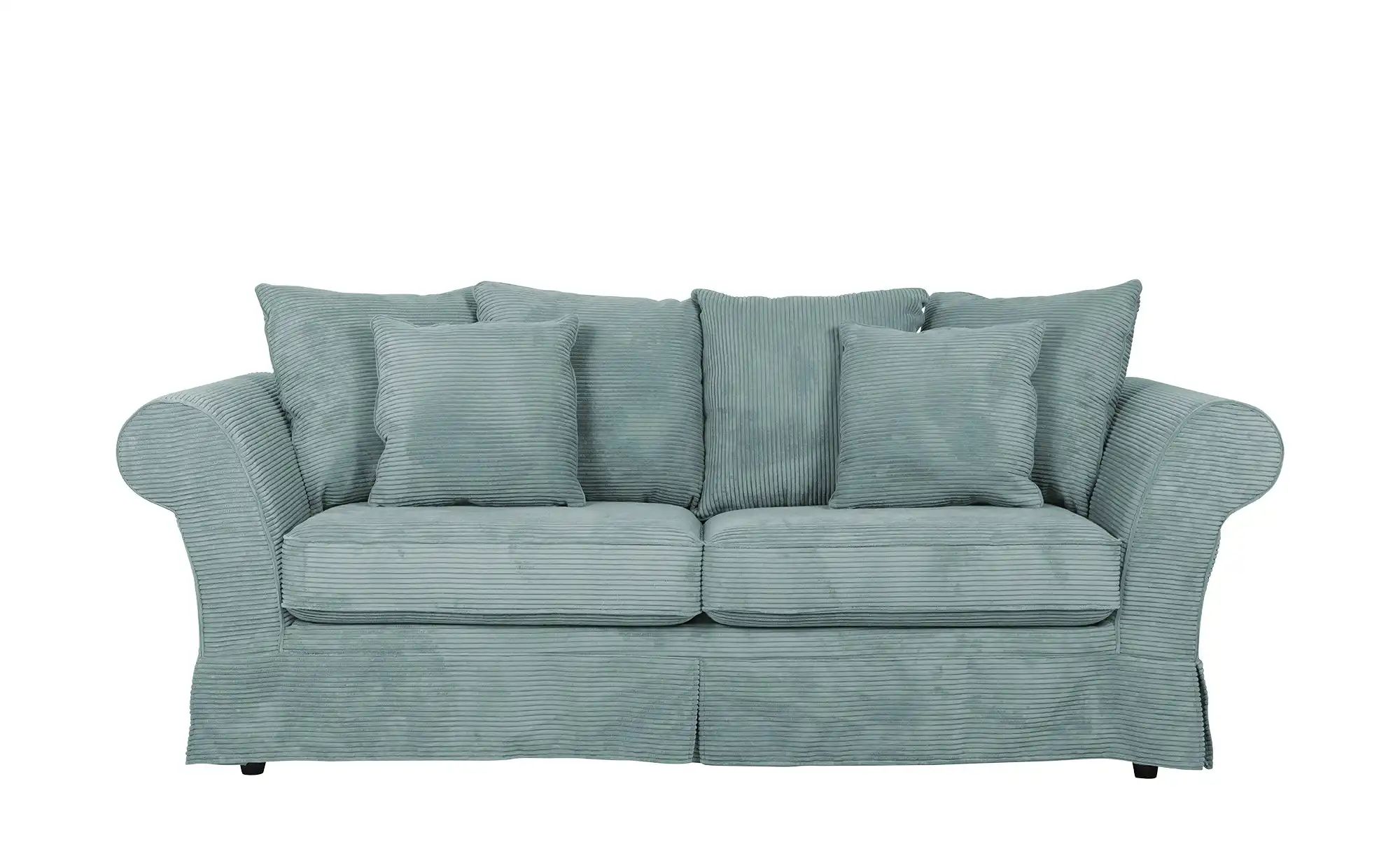 Einzelsofa  Olivia ¦ blau ¦ Maße (cm): B: 240 H: 100 T: 98 Polstermöbel > S günstig online kaufen