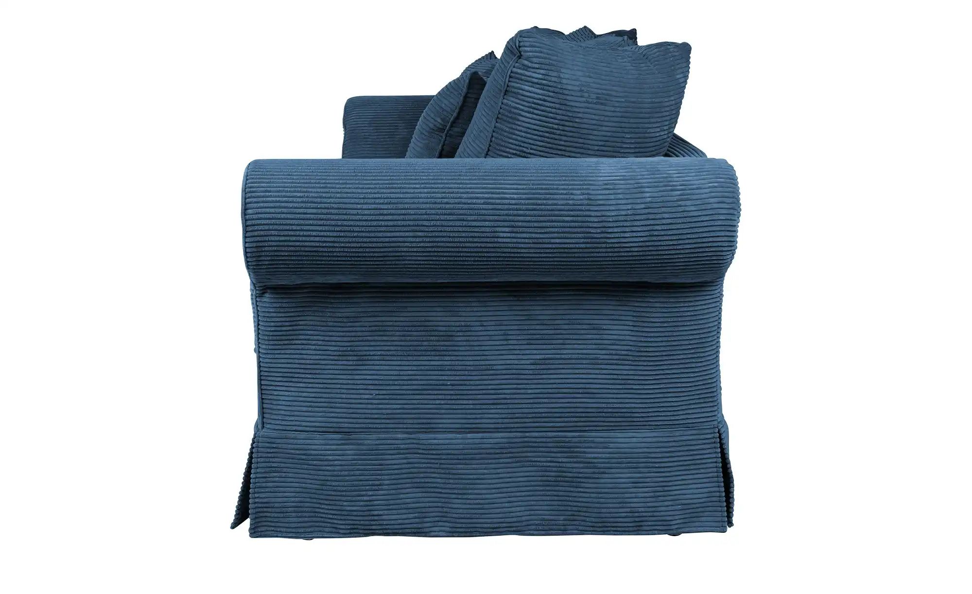 Einzelsofa  Olivia ¦ blau ¦ Maße (cm): B: 240 H: 100 T: 98 Polstermöbel > S günstig online kaufen