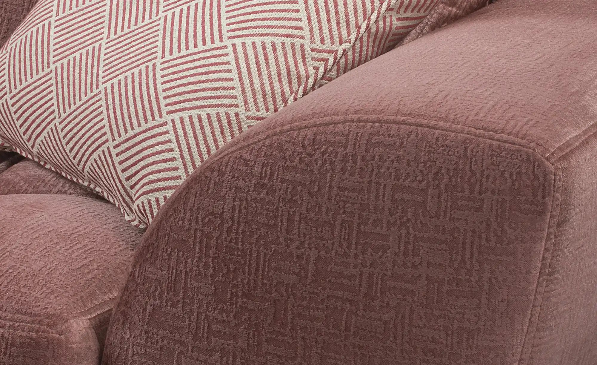 Ecksofa  Bella ¦ rosa/pink ¦ Maße (cm): B: 280 H: 95 T: 195 Polstermöbel > günstig online kaufen