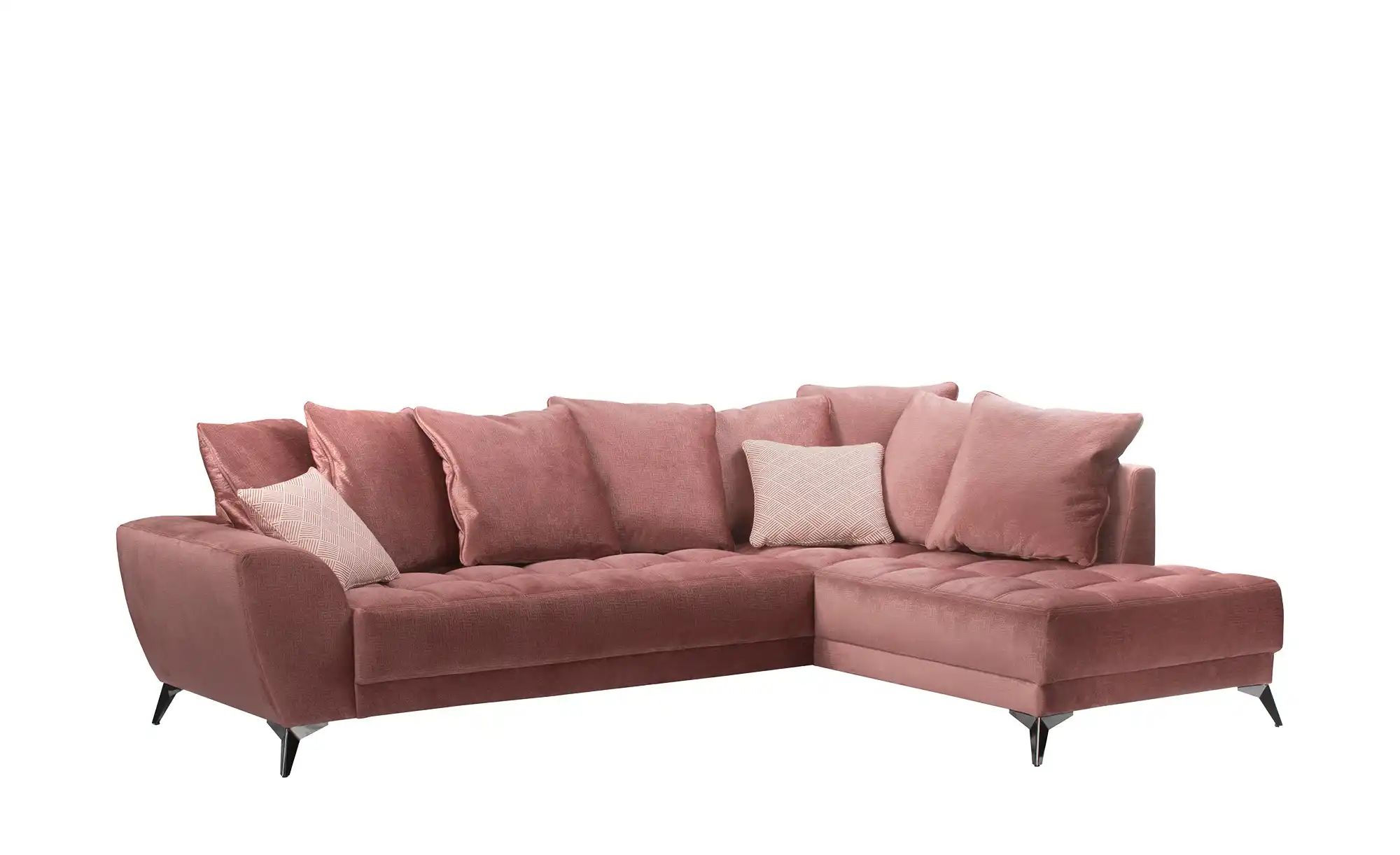 Ecksofa  Bella ¦ rosa/pink ¦ Maße (cm): B: 280 H: 95 T: 195 Polstermöbel > günstig online kaufen