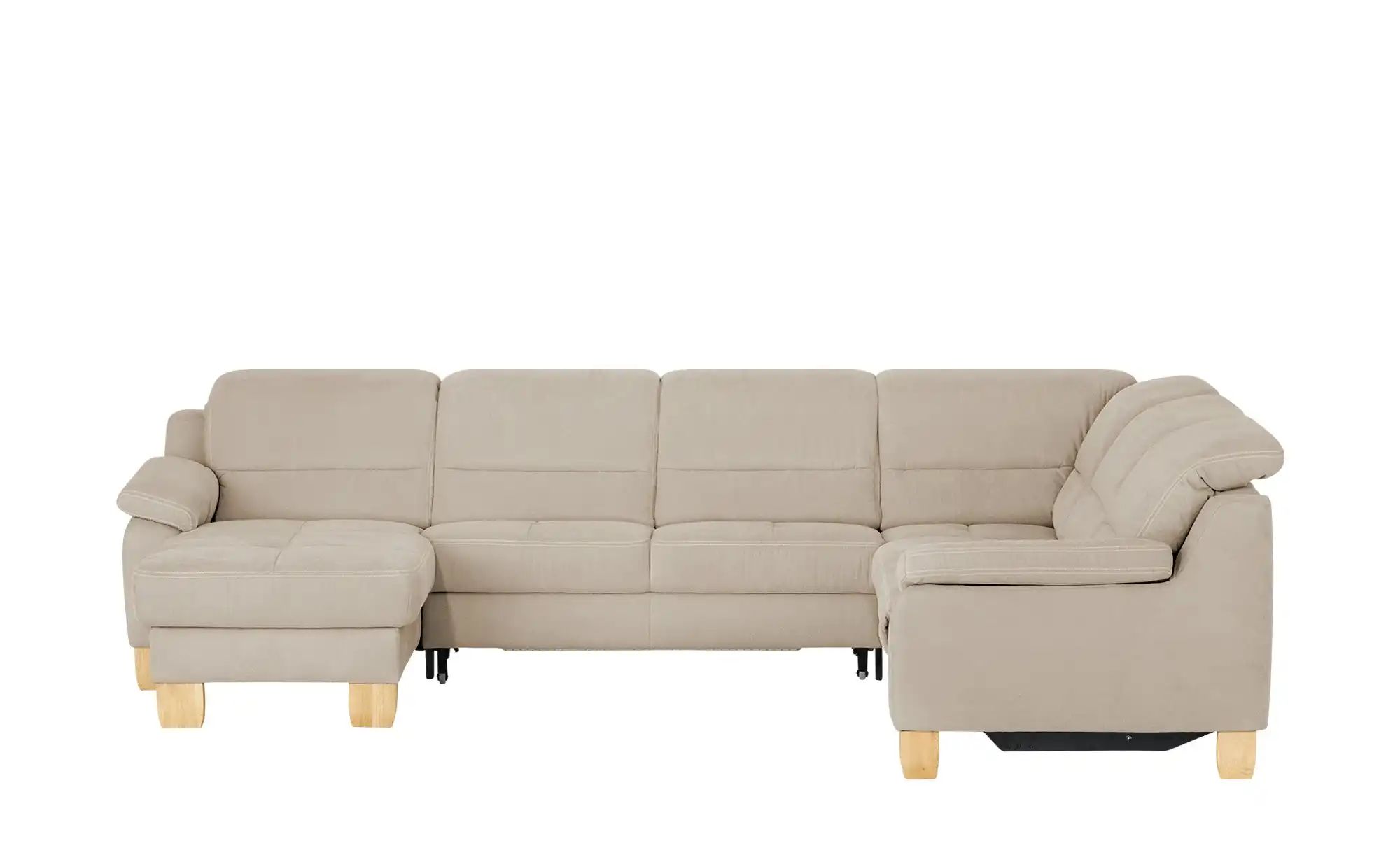 meinSofa Wohnlandschaft aus Mikrofaser Hanna ¦ braun ¦ Maße (cm): B: 322 H: günstig online kaufen