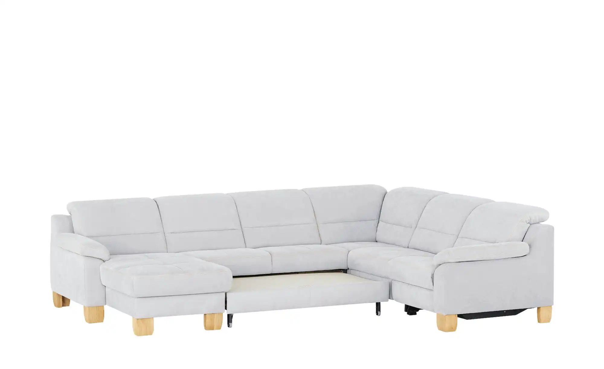 Thumbnail - meinSofa Wohnlandschaft aus Mikrofaser Hanna ¦ grau ¦ Maße (cm): B: 322 H: 84 T: 264.0 Polstermöbel > Sofas > Wohnlandsc...