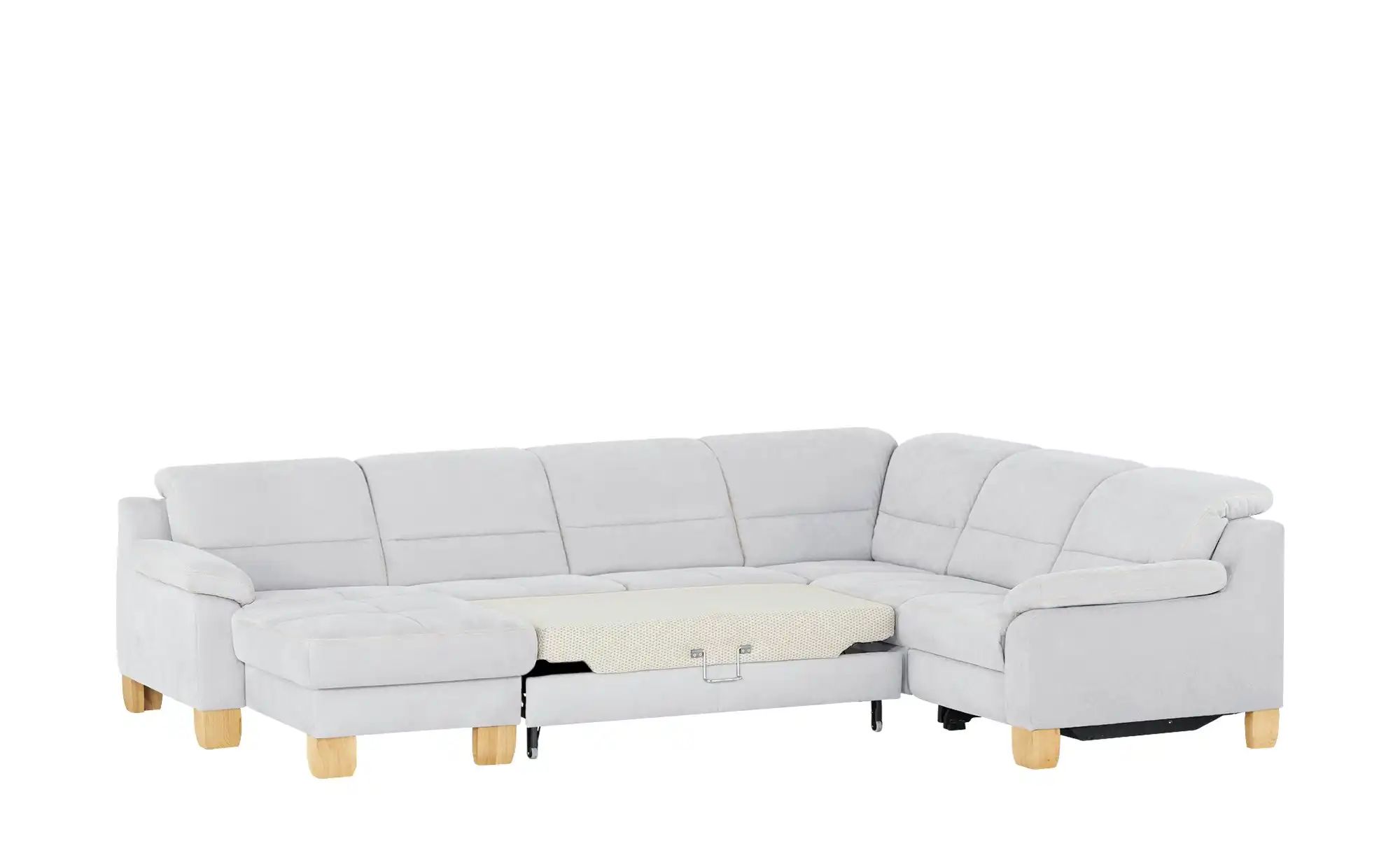 Thumbnail - meinSofa Wohnlandschaft aus Mikrofaser Hanna ¦ grau ¦ Maße (cm): B: 322 H: 84 T: 264.0 Polstermöbel > Sofas > Wohnlandsc...