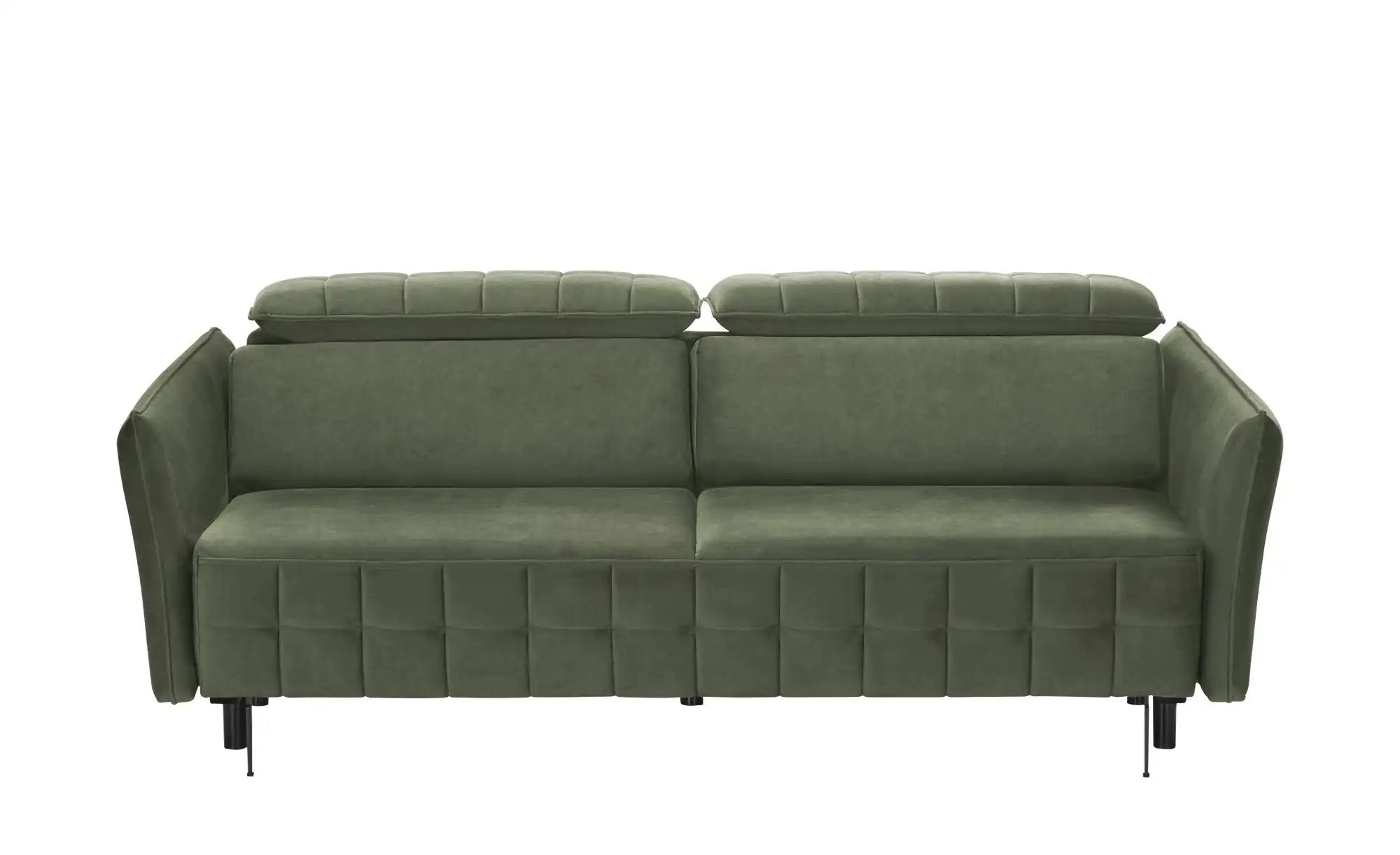 smart Schlafsofa mit verstellbaren Kopfstützen Momoka ¦ grün ¦ Maße (cm): B günstig online kaufen