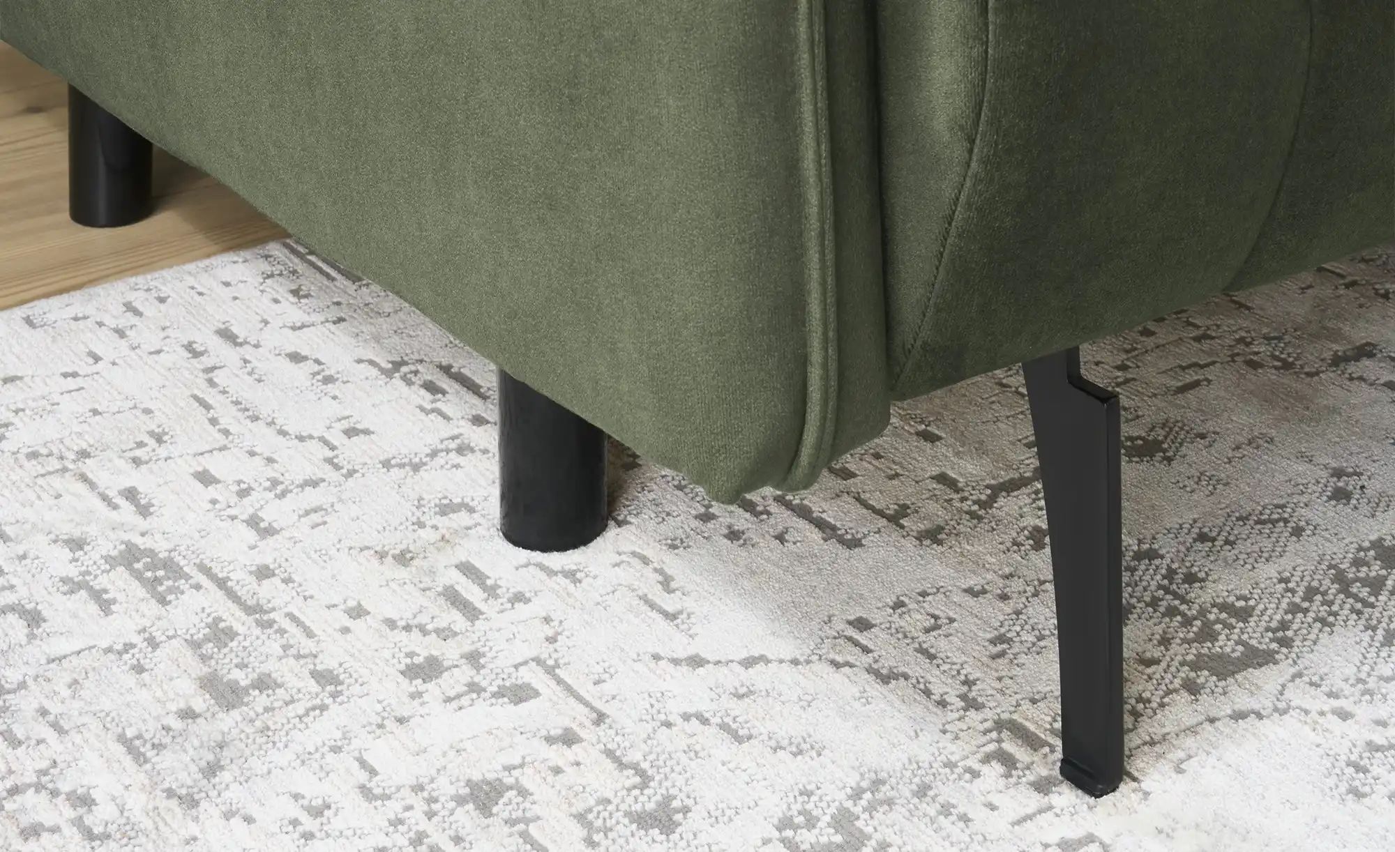 Thumbnail - smart Schlafsofa mit verstellbaren Kopfstützen Momoka ¦ grün ¦ Maße (cm): B: 226 H: 90 T: 104.0 Polstermöbel > Sofas > 2...