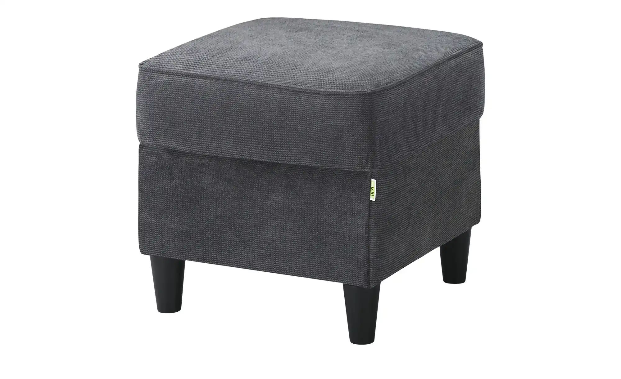 Hocker  Kivana ¦ grau ¦ Maße (cm): B: 52 H: 45 T: 52 Polstermöbel > Hocker günstig online kaufen