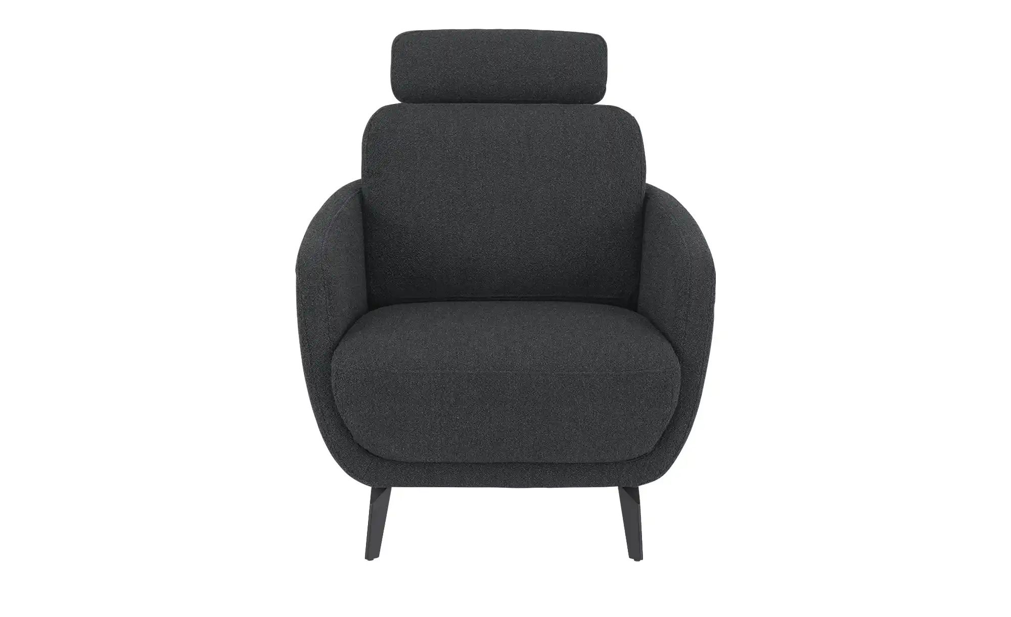 Thumbnail - Jette Home Sessel aus Bouclé Jette About ¦ schwarz ¦ Maße (cm): B: 78 H: 95 T: 88.0 Polstermöbel > Sessel > Cocktailsess...