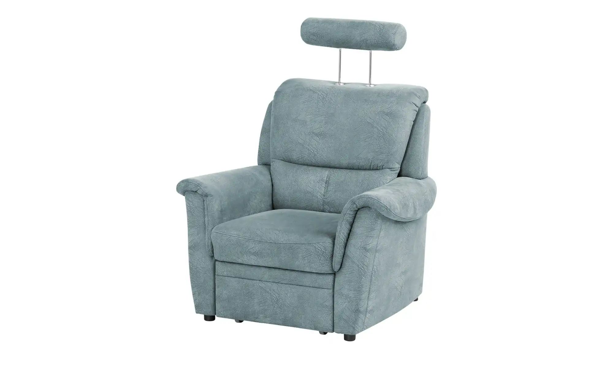 meinSofa Sessel mit Hocker als Auszug Chris ¦ blau ¦ Maße (cm): B: 102 H: 9 günstig online kaufen