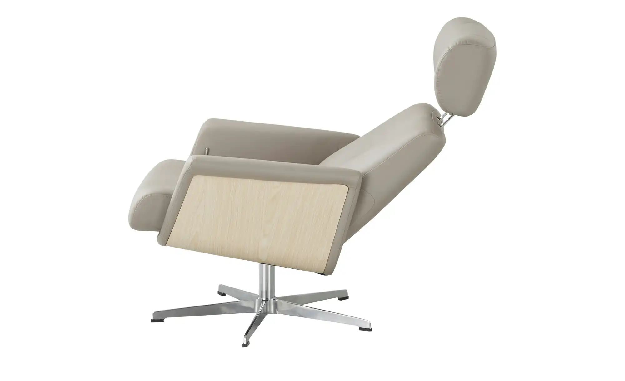 Thumbnail - uno Sessel-Hocker-Set Arne ¦ grau Polstermöbel > Sessel > Relaxsessel - Höffner