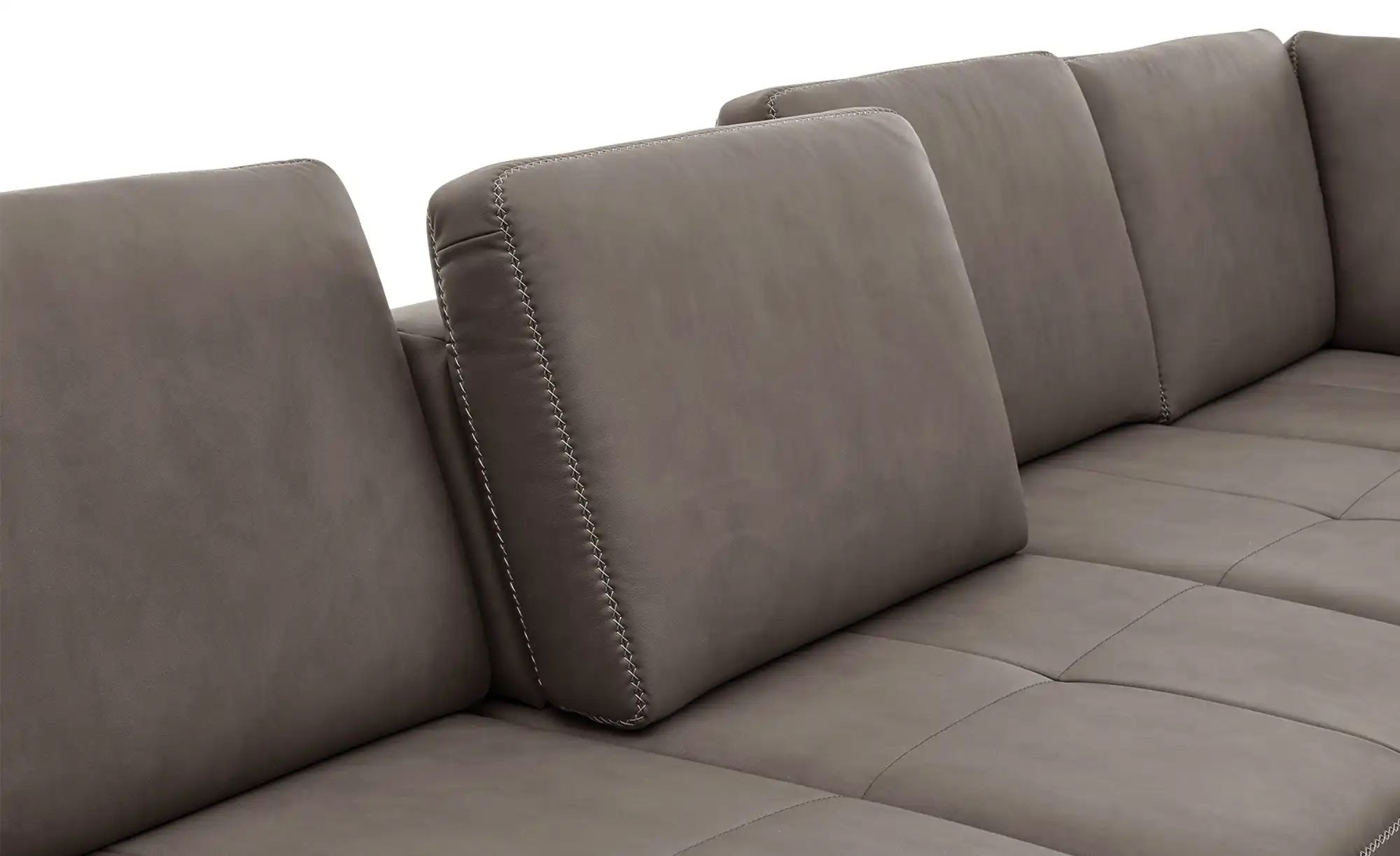 Thumbnail - meinSofa Wohnlandschaft aus Mikrofaser Mike ¦ braun ¦ Maße (cm): B: 327 H: 86 T: 180.0 Polstermöbel > Sofas > Wohnlandsc...